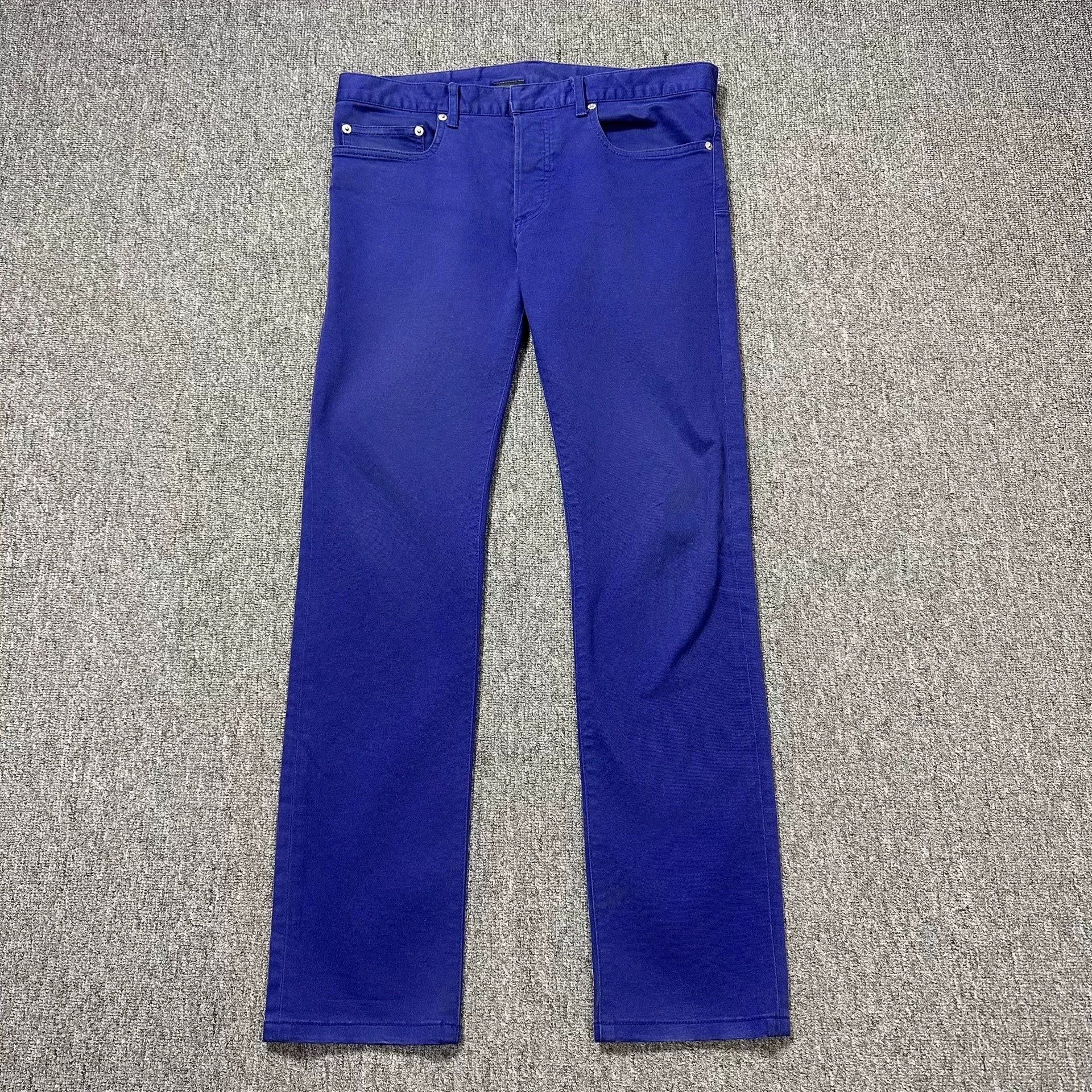 Dior Royal Blue Straight Leg Jeans
