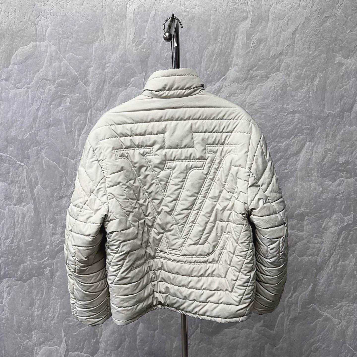 Louis Vuitton SS25 Quilted Embroidered Jacket — back