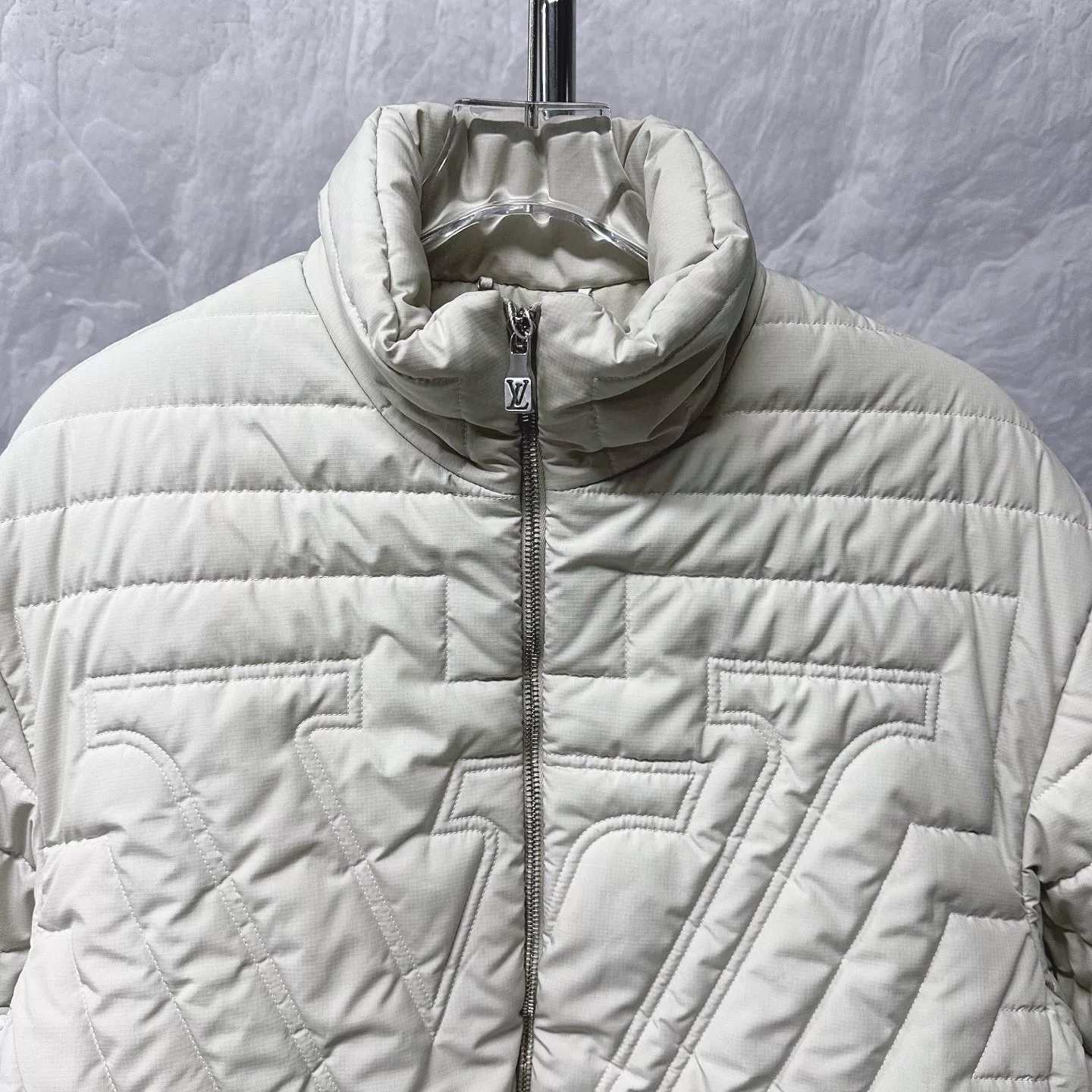 Louis Vuitton SS25 Quilted Embroidered Jacket — front