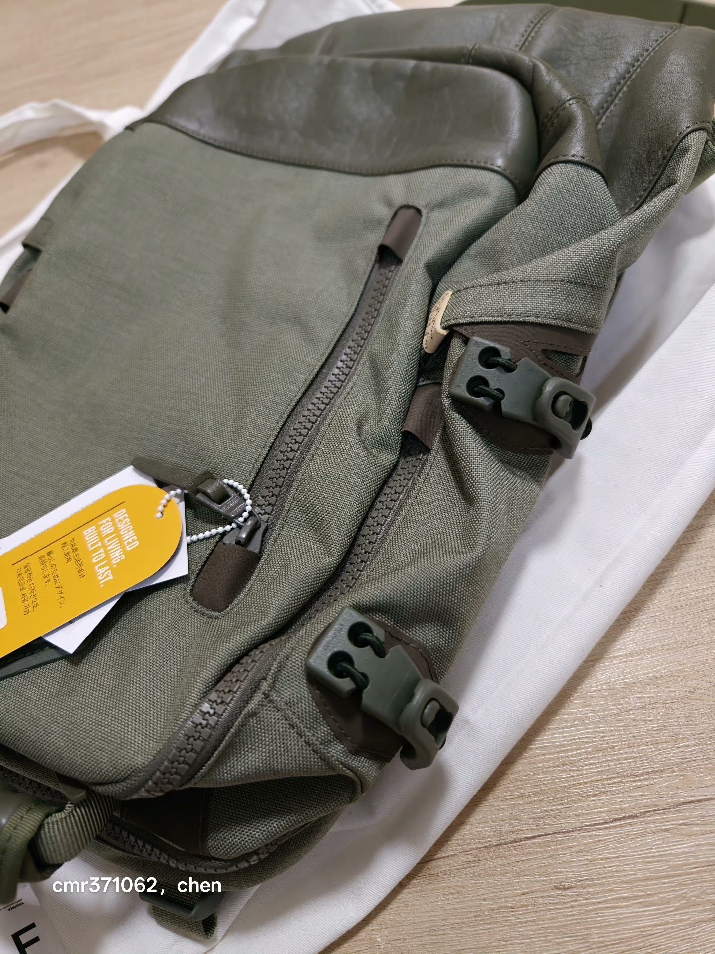 visvim 26SS Cordura 20L Backpack — label