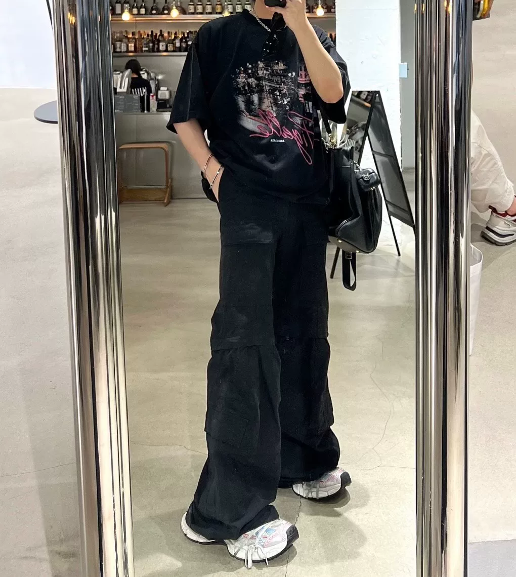Balenciaga Pigalle Night Scene Short-Sleeve — front