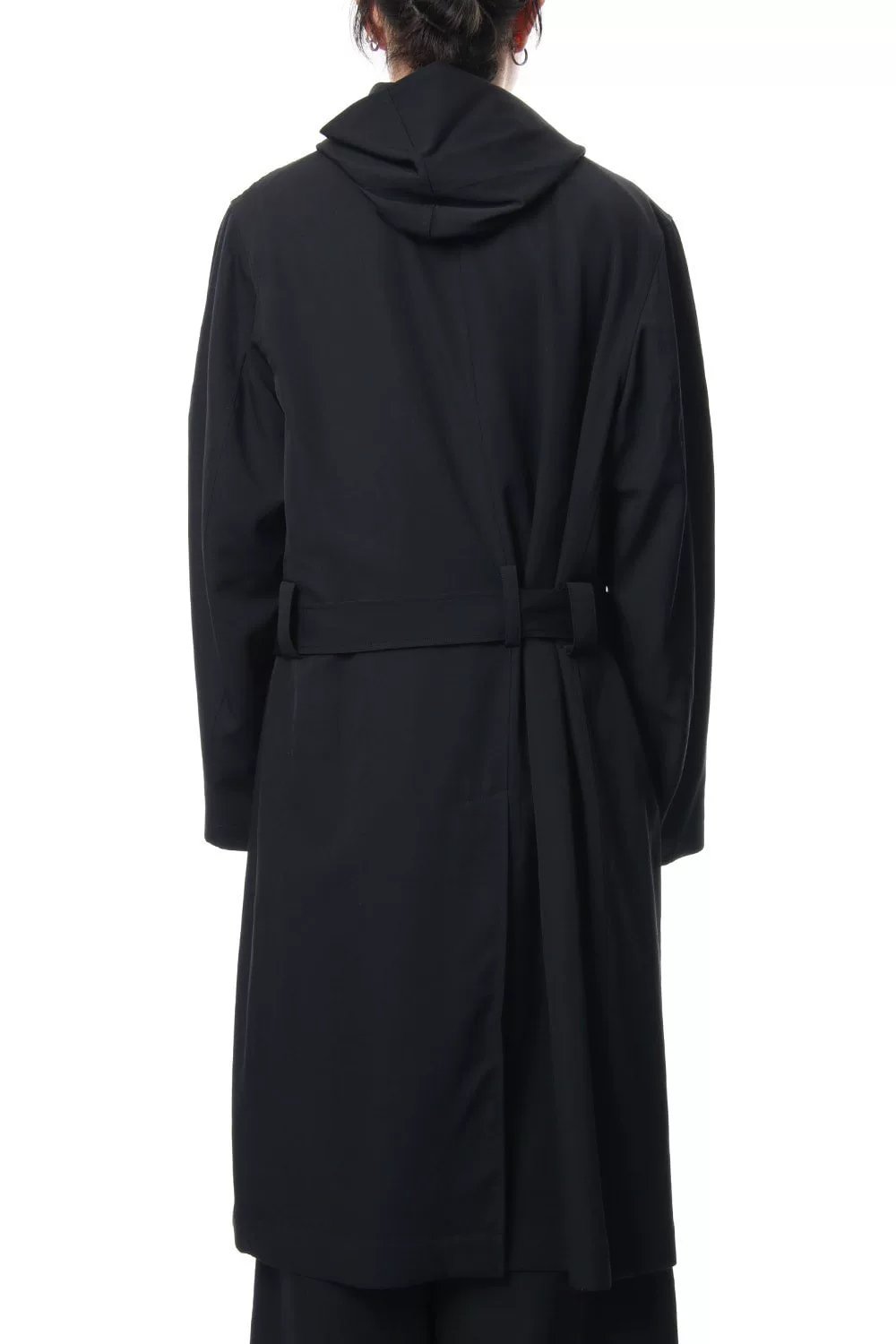 Yohji Yamamoto Regulation Boxer Robe Coat — label