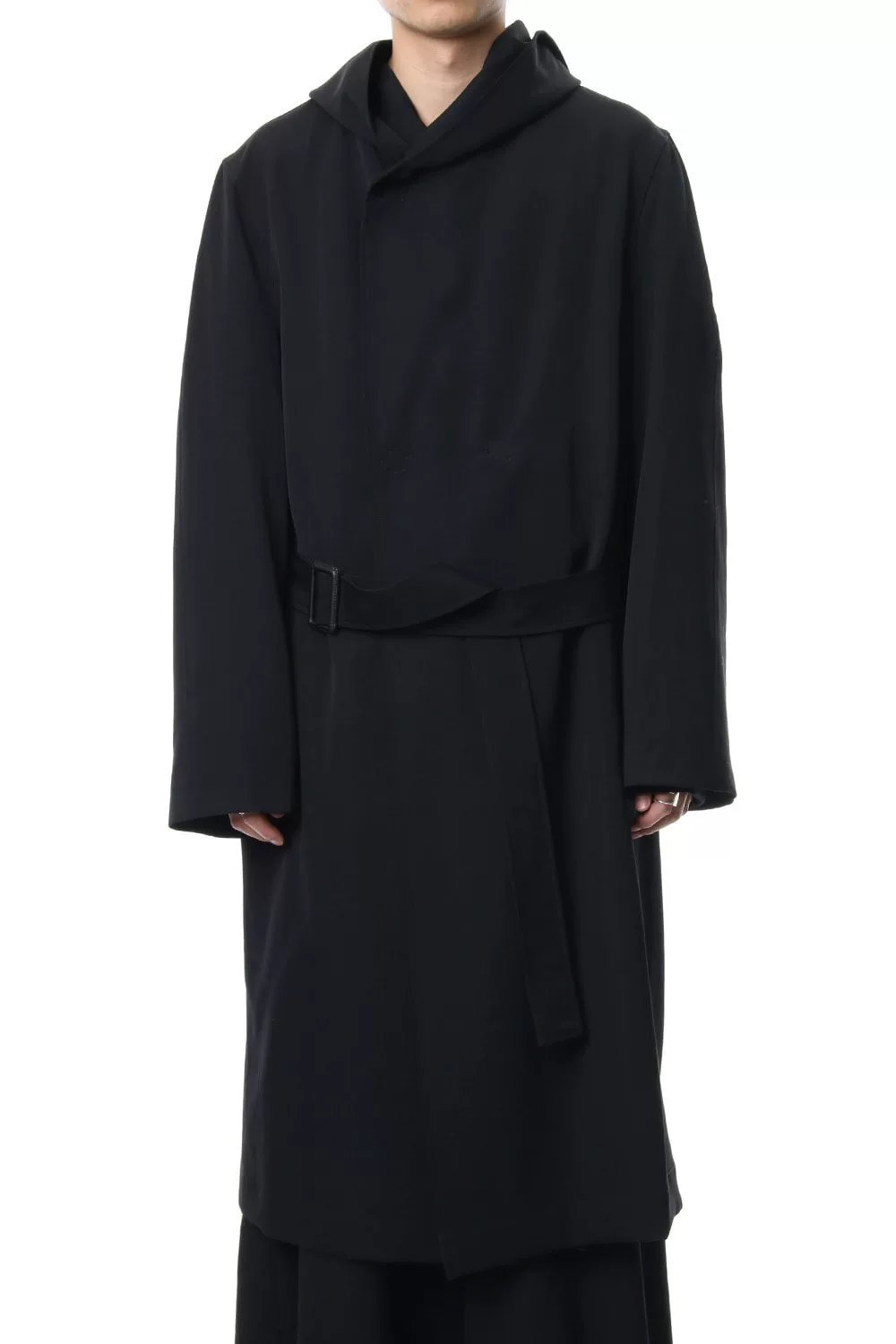 Yohji Yamamoto Regulation Boxer Robe Coat — back
