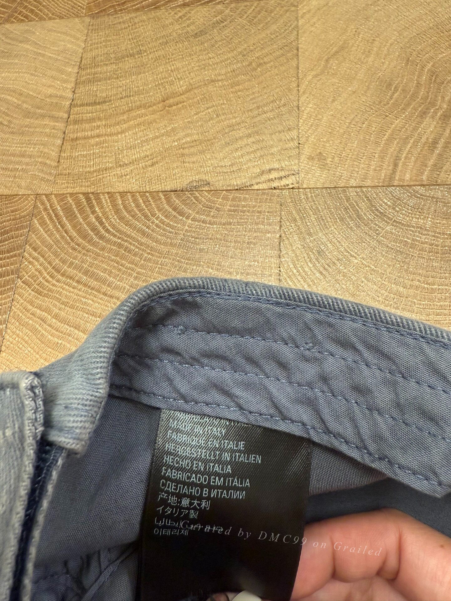 Balenciaga 24SS Destroyed Logo Baseball Cap — front