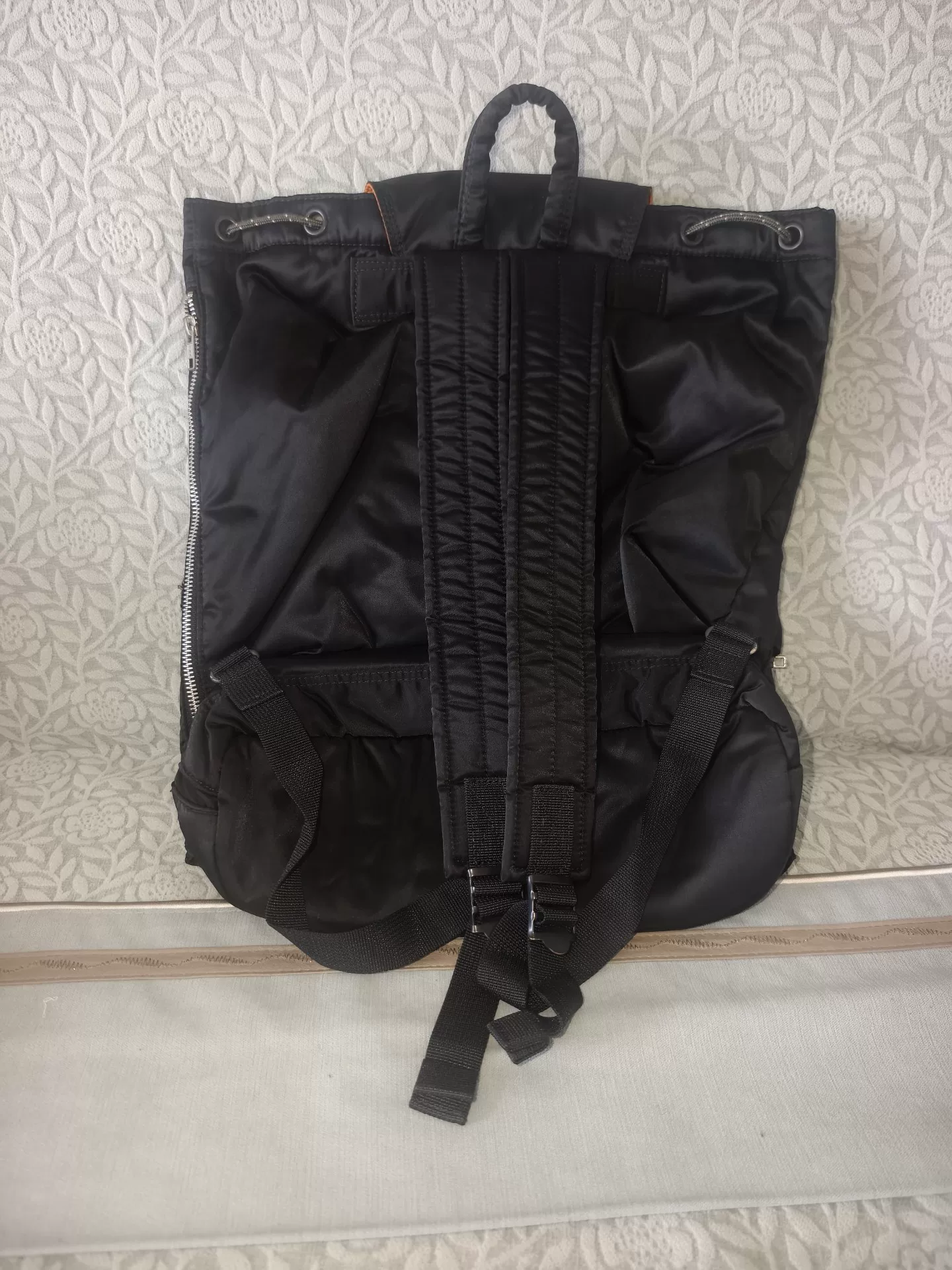 Porter Tanker Black Backpack — front
