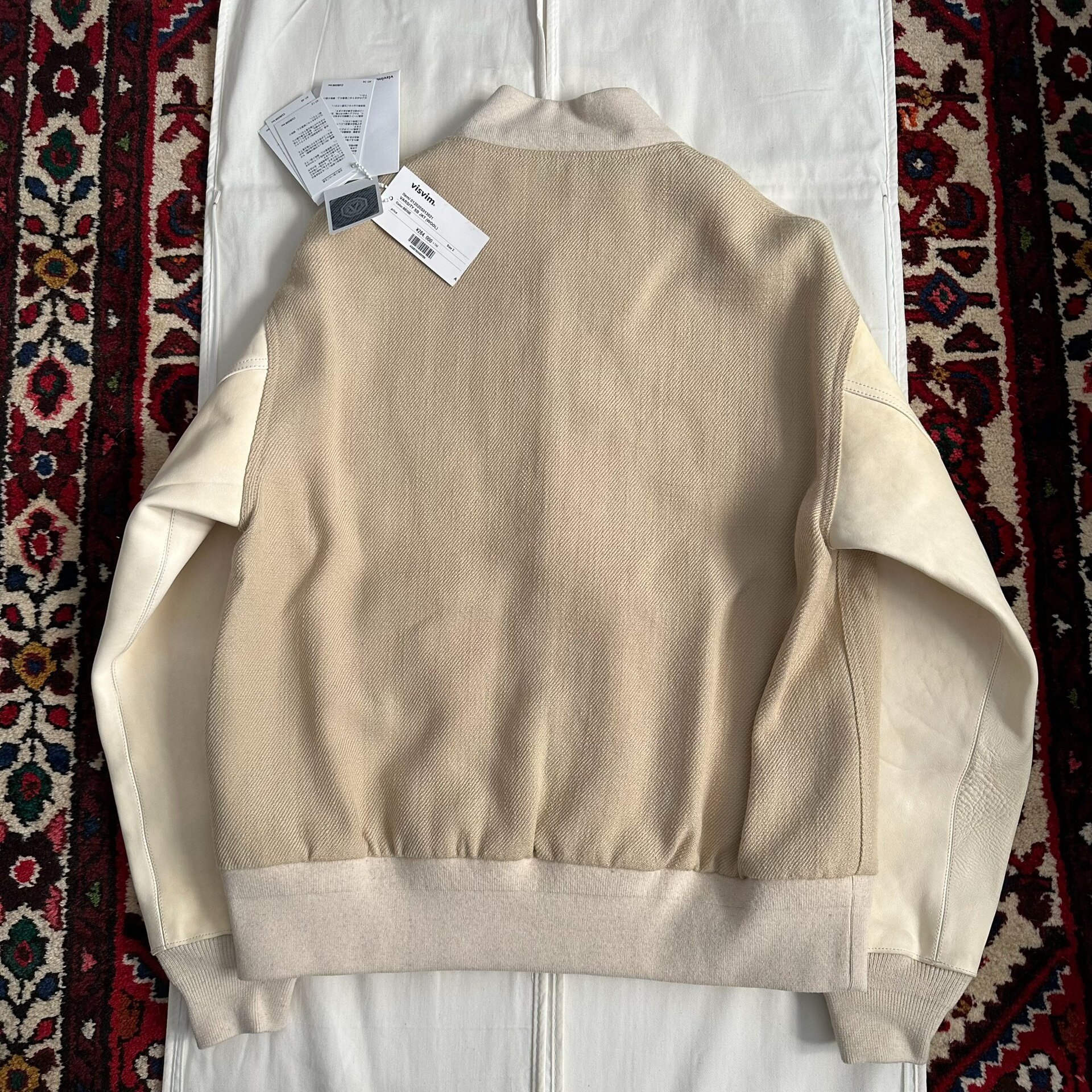 VISVIM 20AW VARSITY SB JKT Size 2 — front