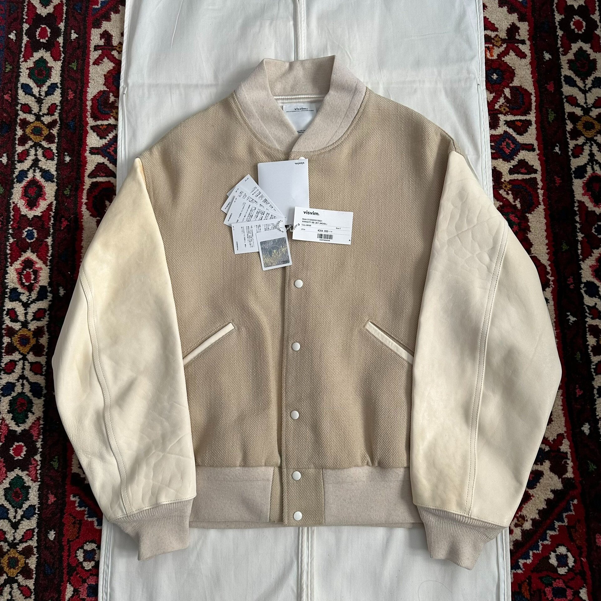 VISVIM 20AW VARSITY SB JKT Size 2