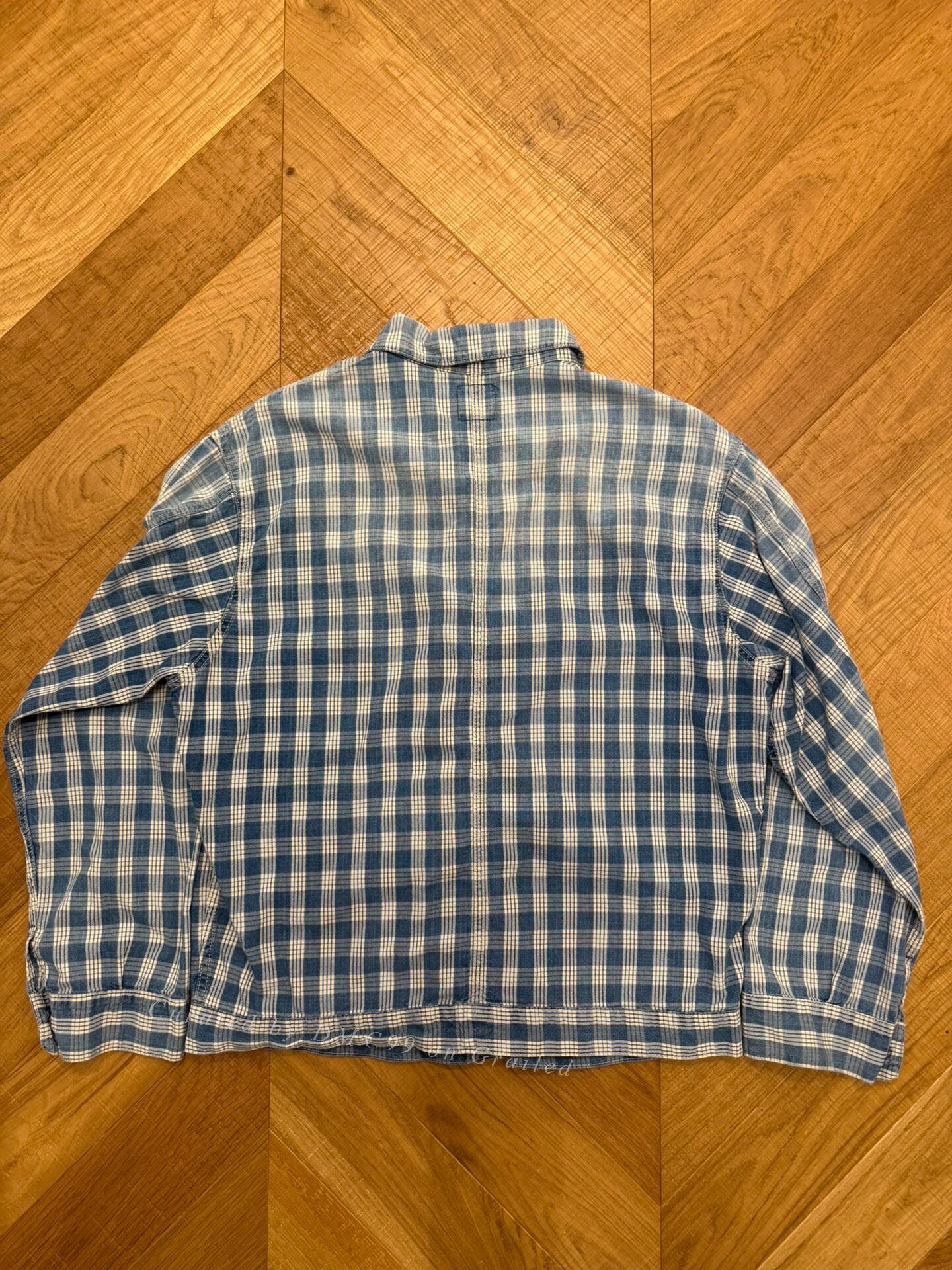 Porter Classic Hawaiian Denim Shirt — label