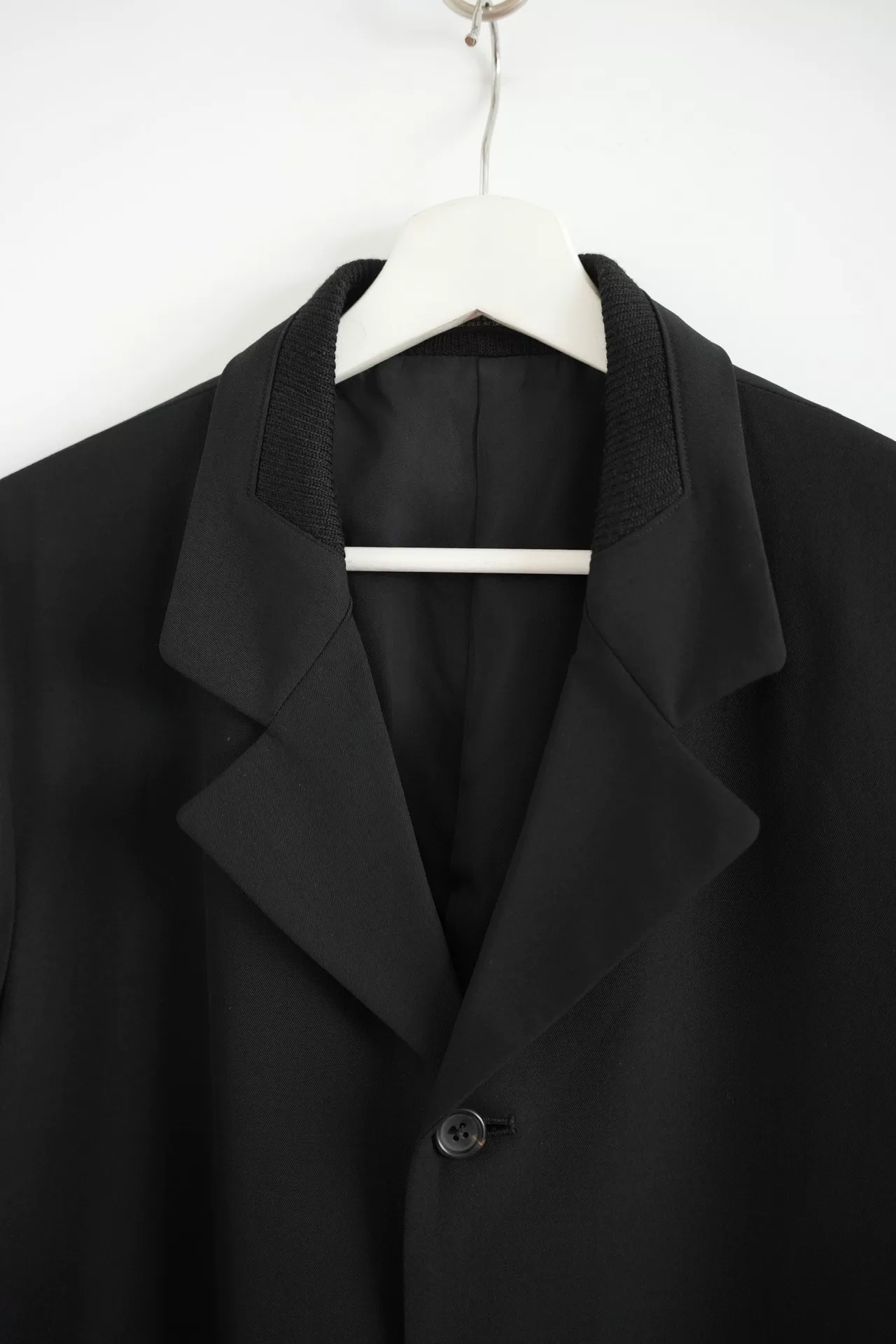 Yohji Yamamoto 95AW Wool Coat — detail