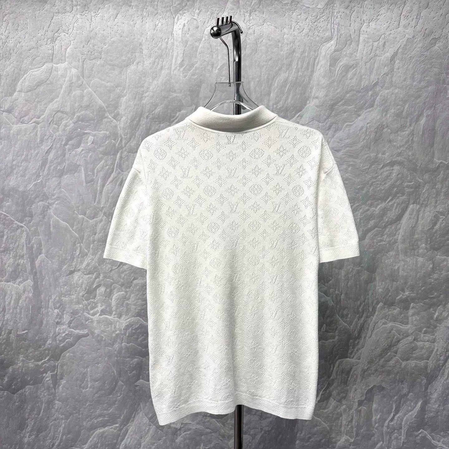 Louis Vuitton FW25 Short Sleeve Knit Shirt — back