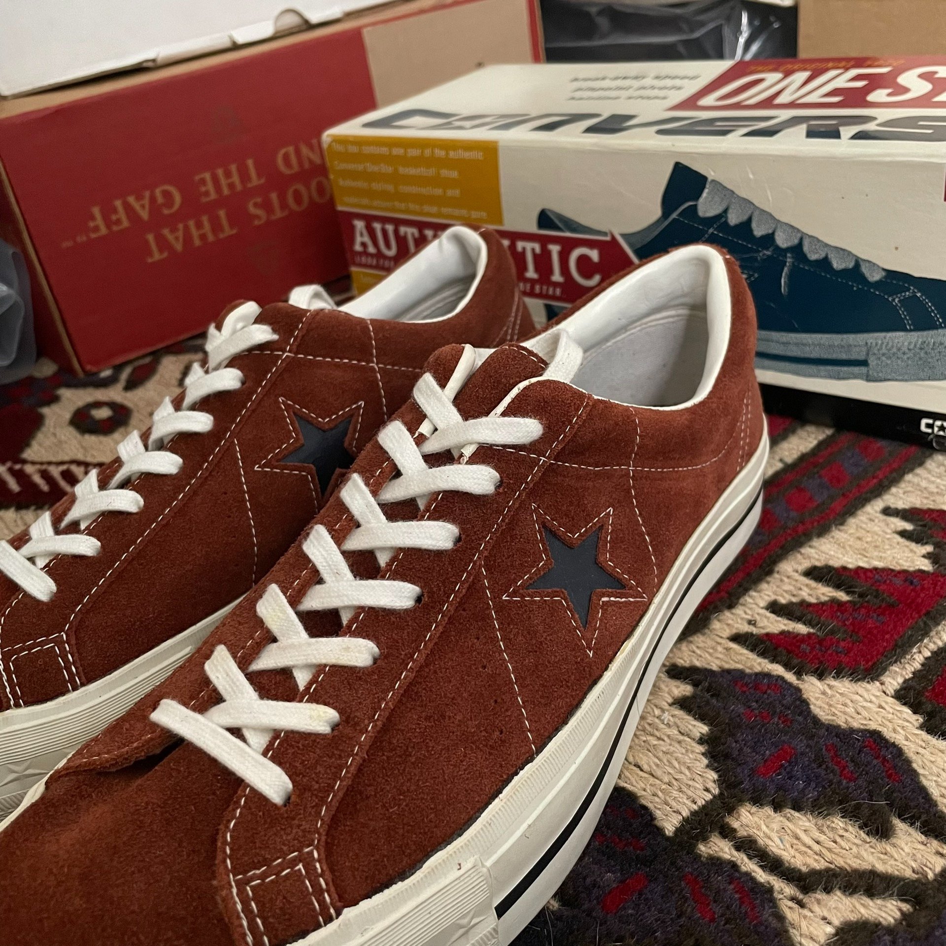 Converse One Star 90s USA Brown Suede — back