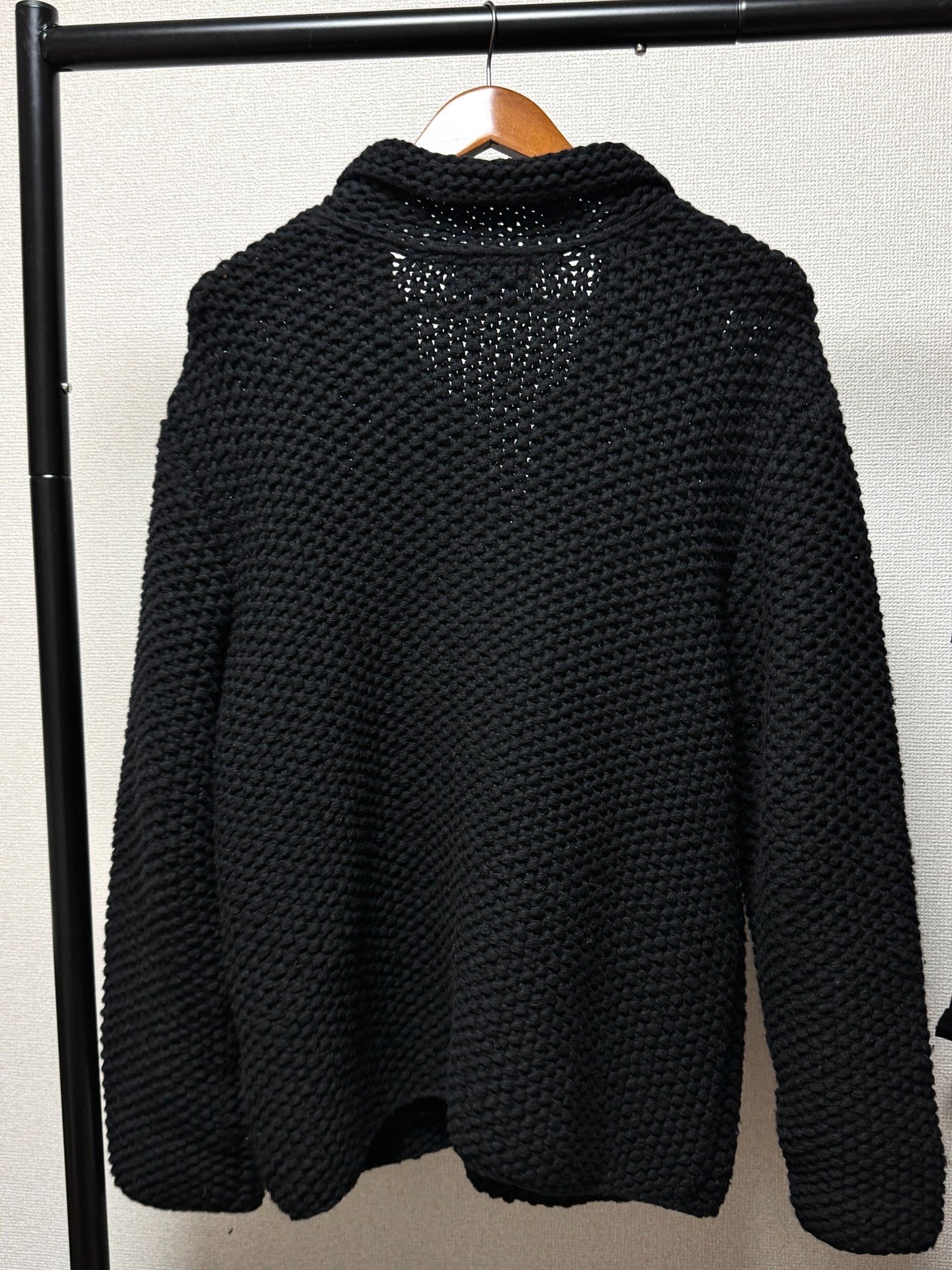 Yohji Yamamoto 02AW Knitted Thick Coat — front