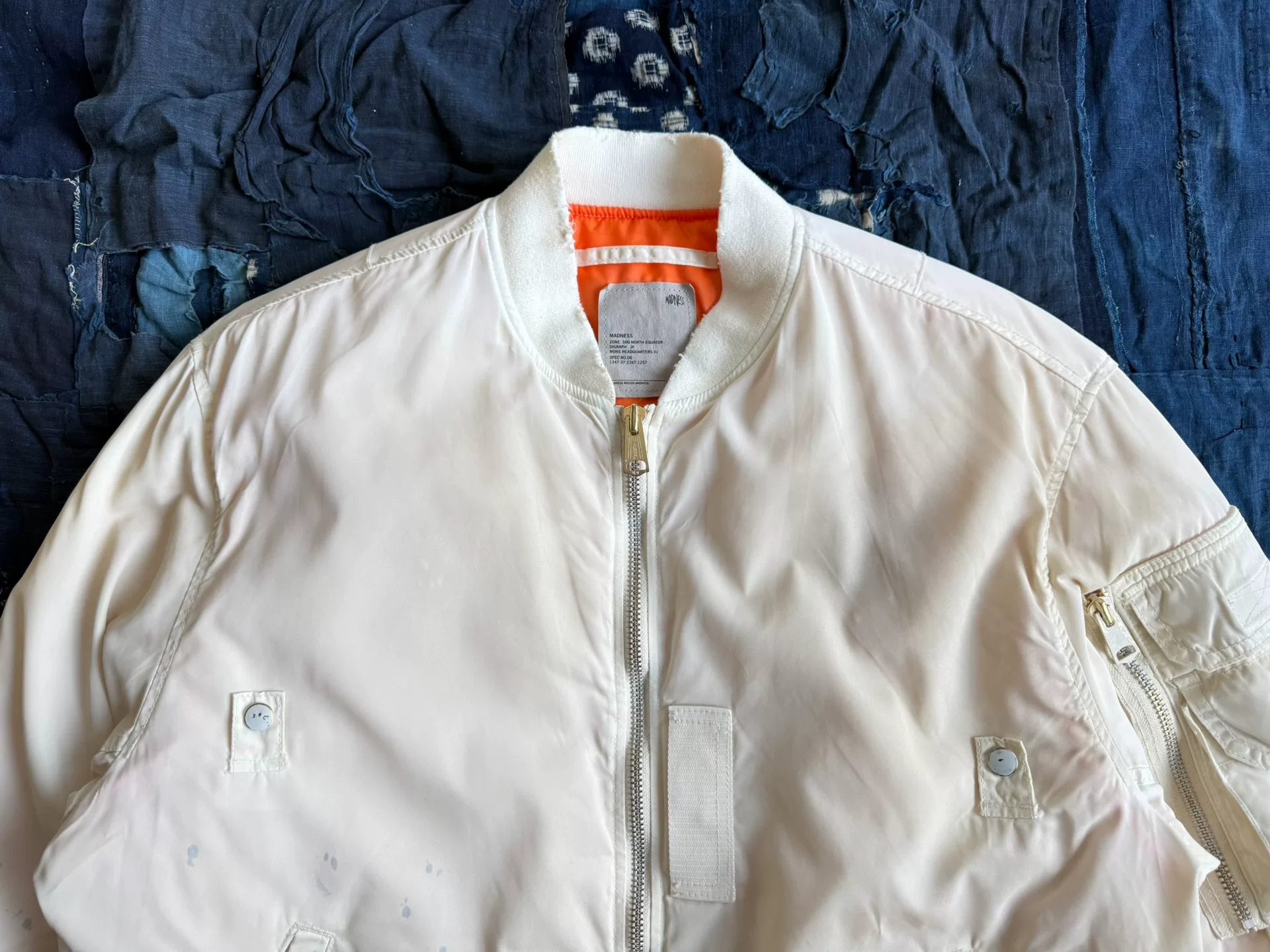 MADNESS Vintage MA1 Flight Bomber Japan Limited — back