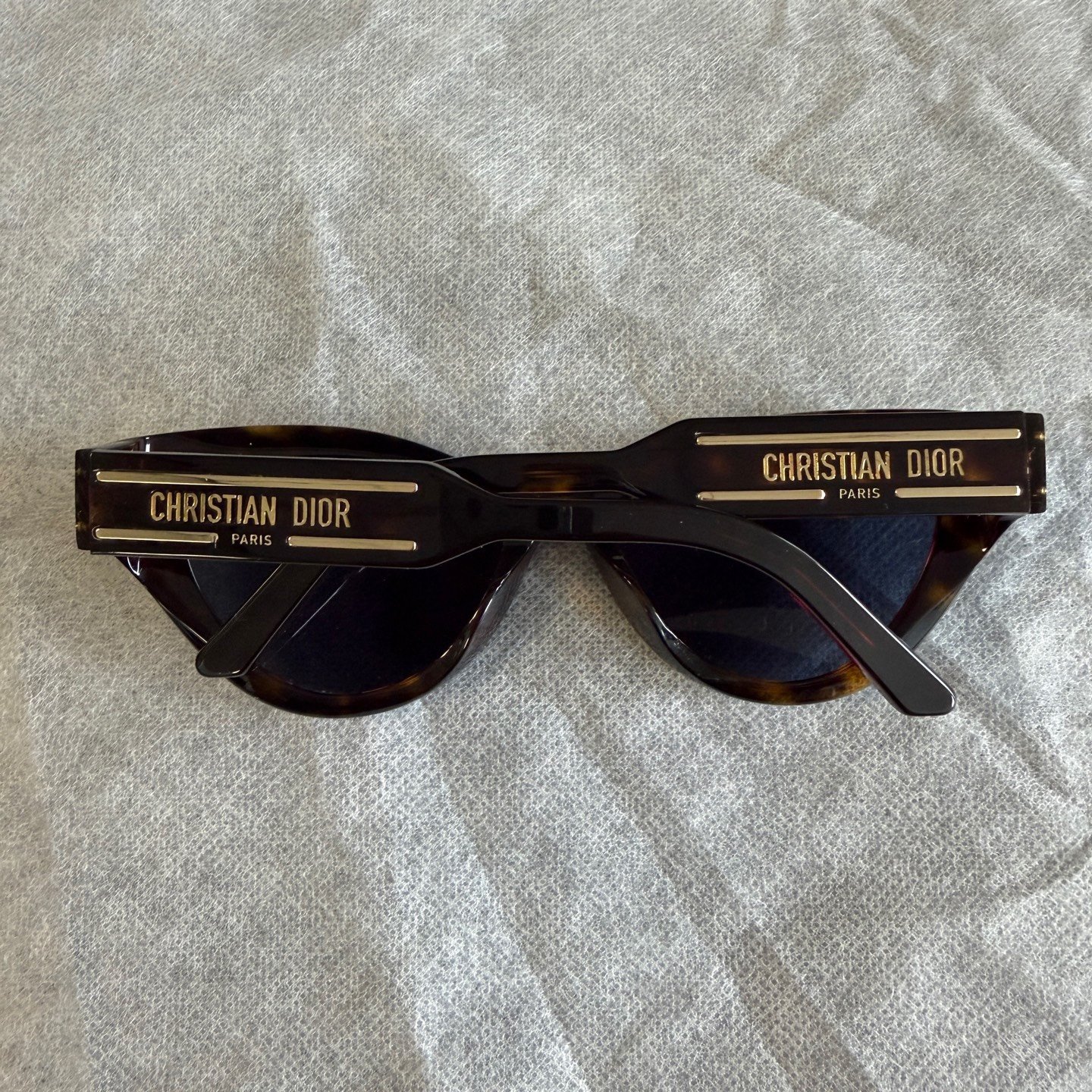 Dior CD Logo Irregular Sunglasses — front