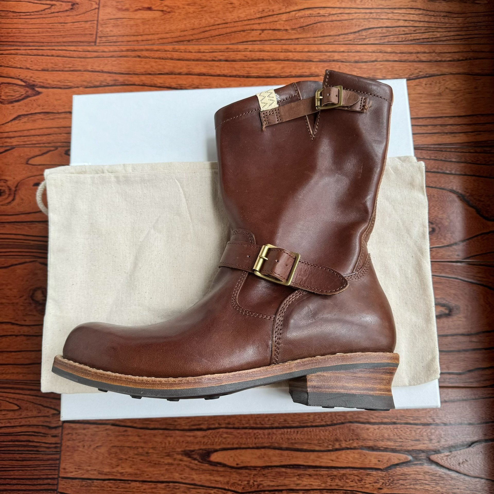 Visvim LANDERS BOOTS-FOLK Engineer — detail