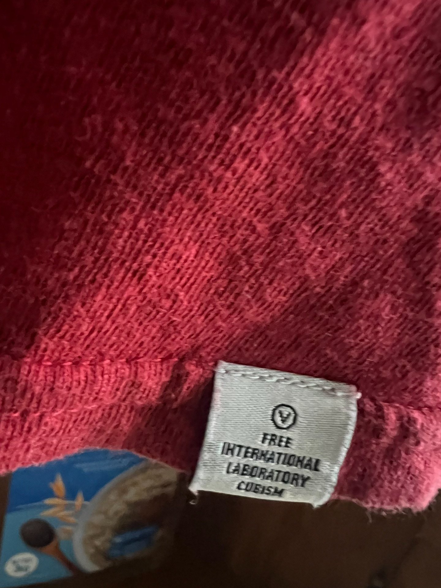visvim 2014 Red Patchwork Pocket T-shirt — back