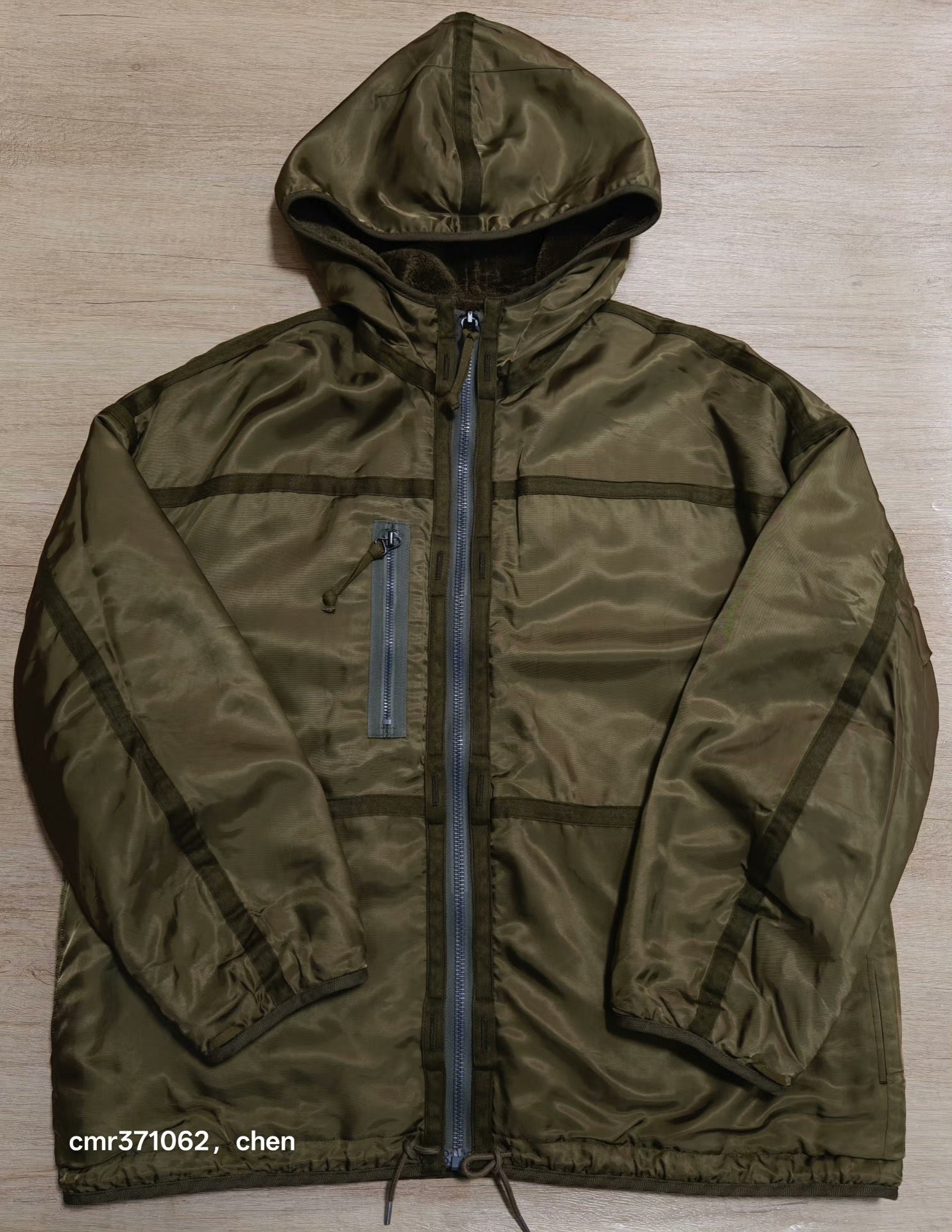 VISVIM GREELY COMBAT PARKA F.Z. — back