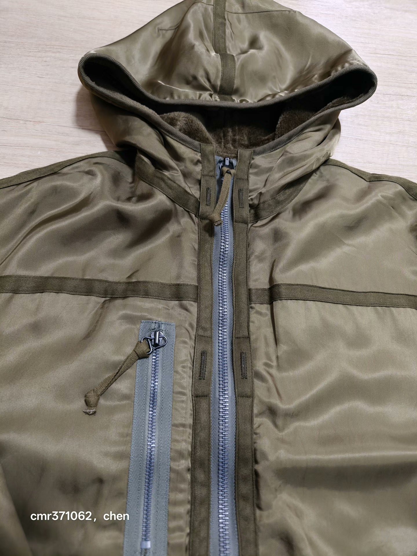 VISVIM GREELY COMBAT PARKA F.Z. — label
