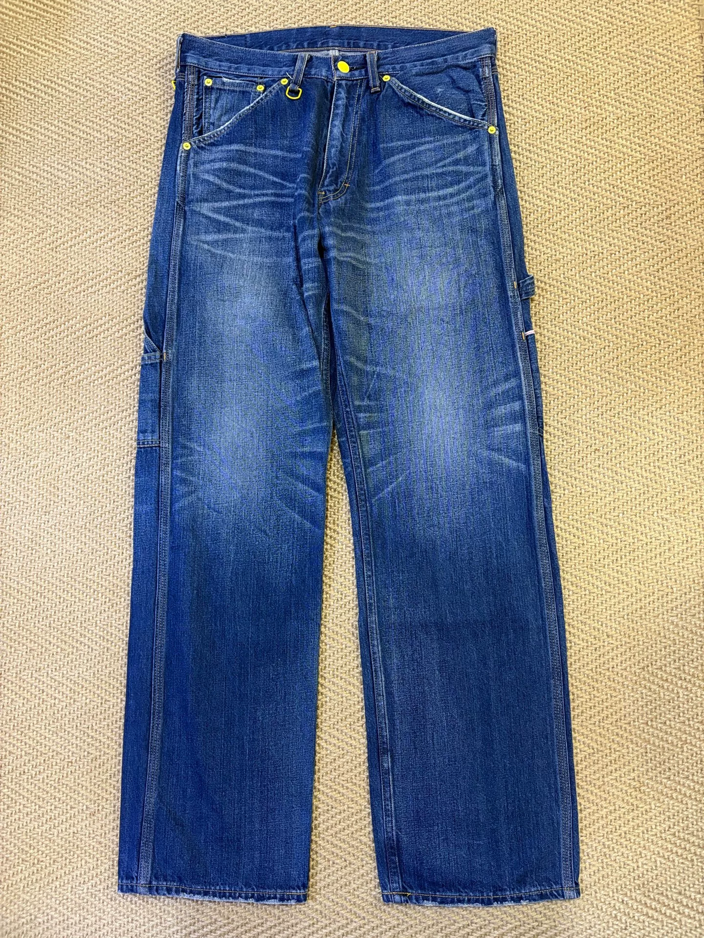Levi's Fenom Yellow Flash Cargo Jeans — front