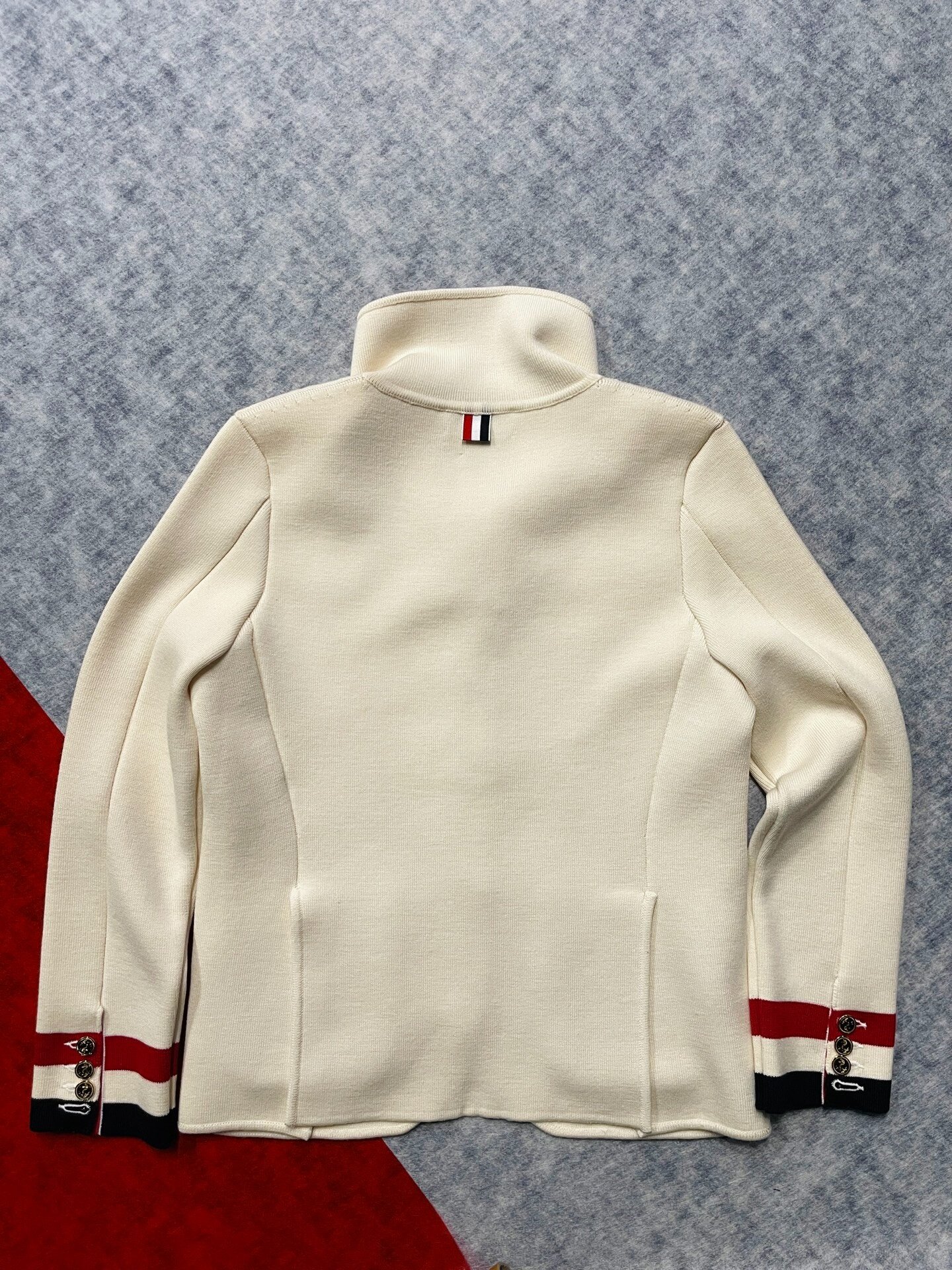 Thom Browne 2014SS Wool Gold Button Blazer — front