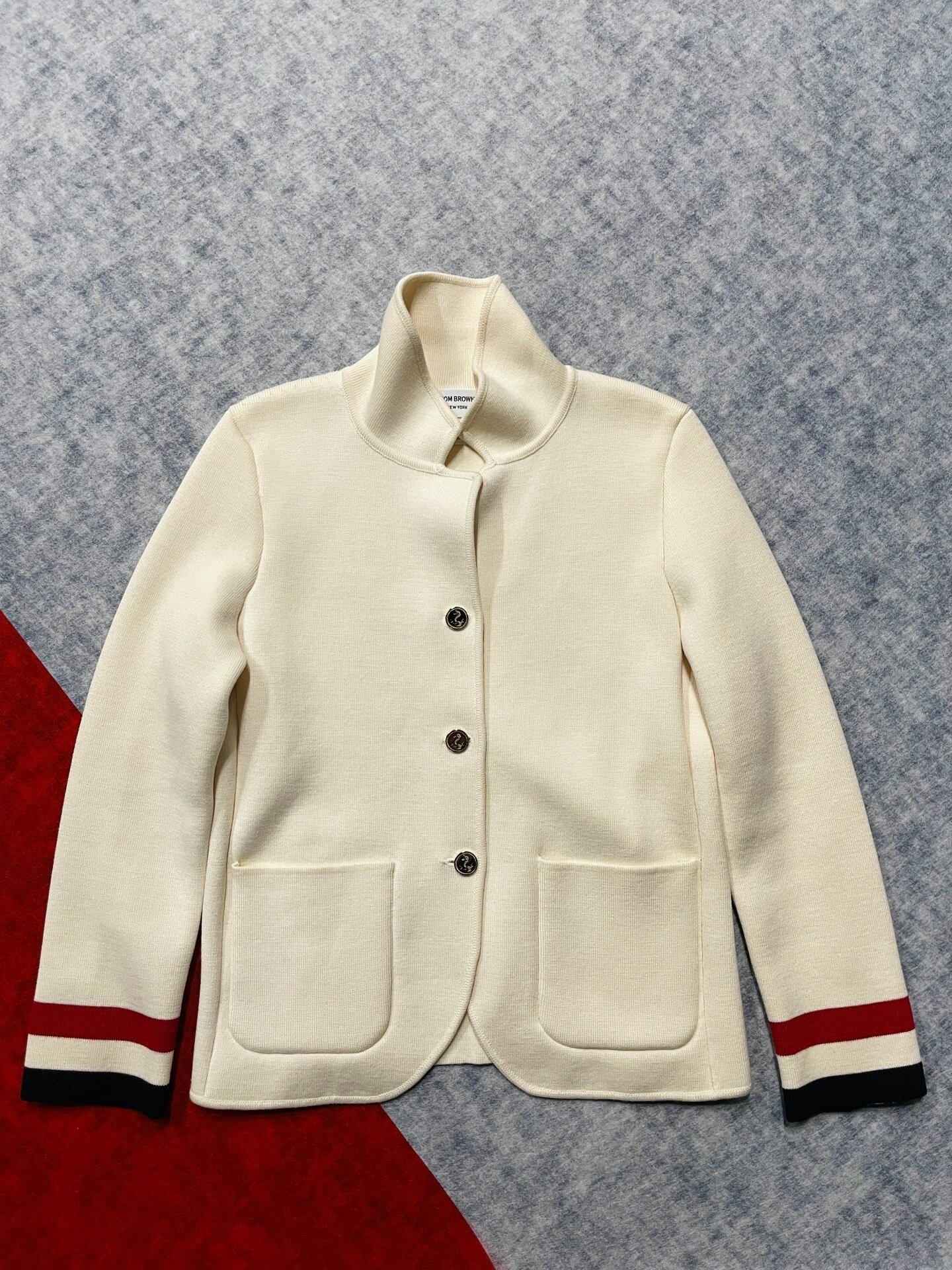 Thom Browne 2014SS Wool Gold Button Blazer