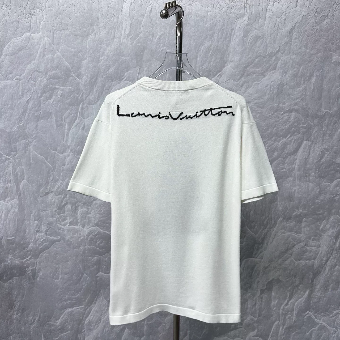Louis Vuitton Rap Bear Knit Short-Sleeve — label