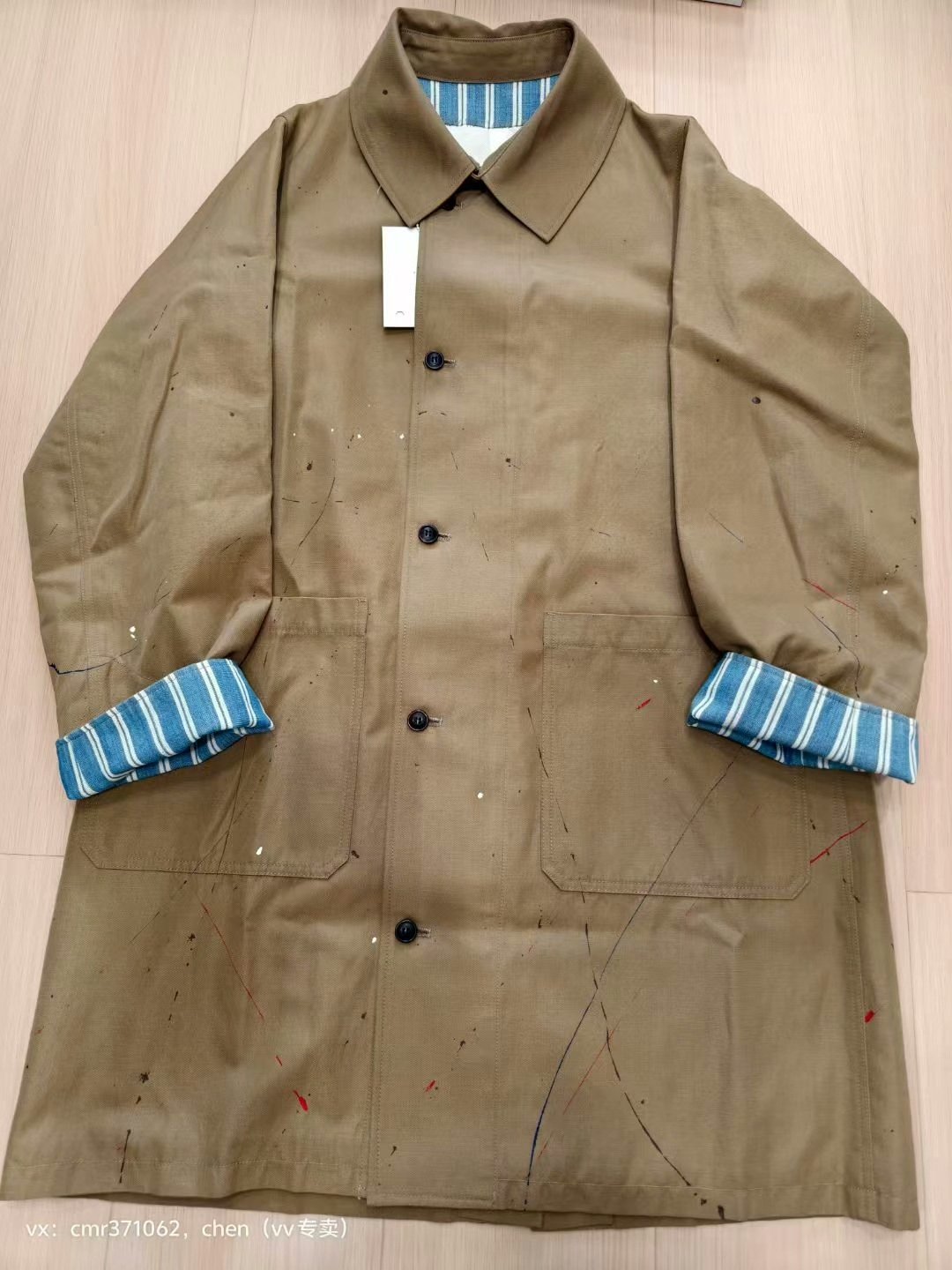 VISVIM 20AW GREASE MONKEY COAT — back