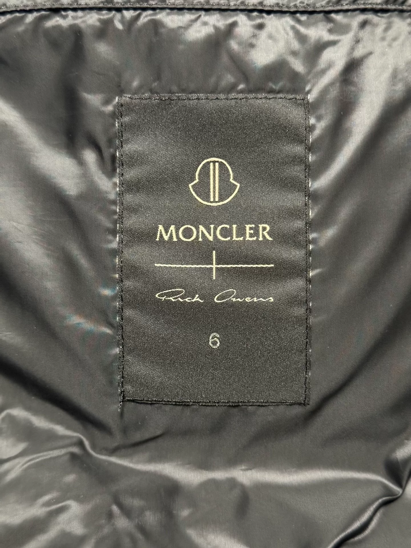 Rick Owens x Moncler Down Jacket — back