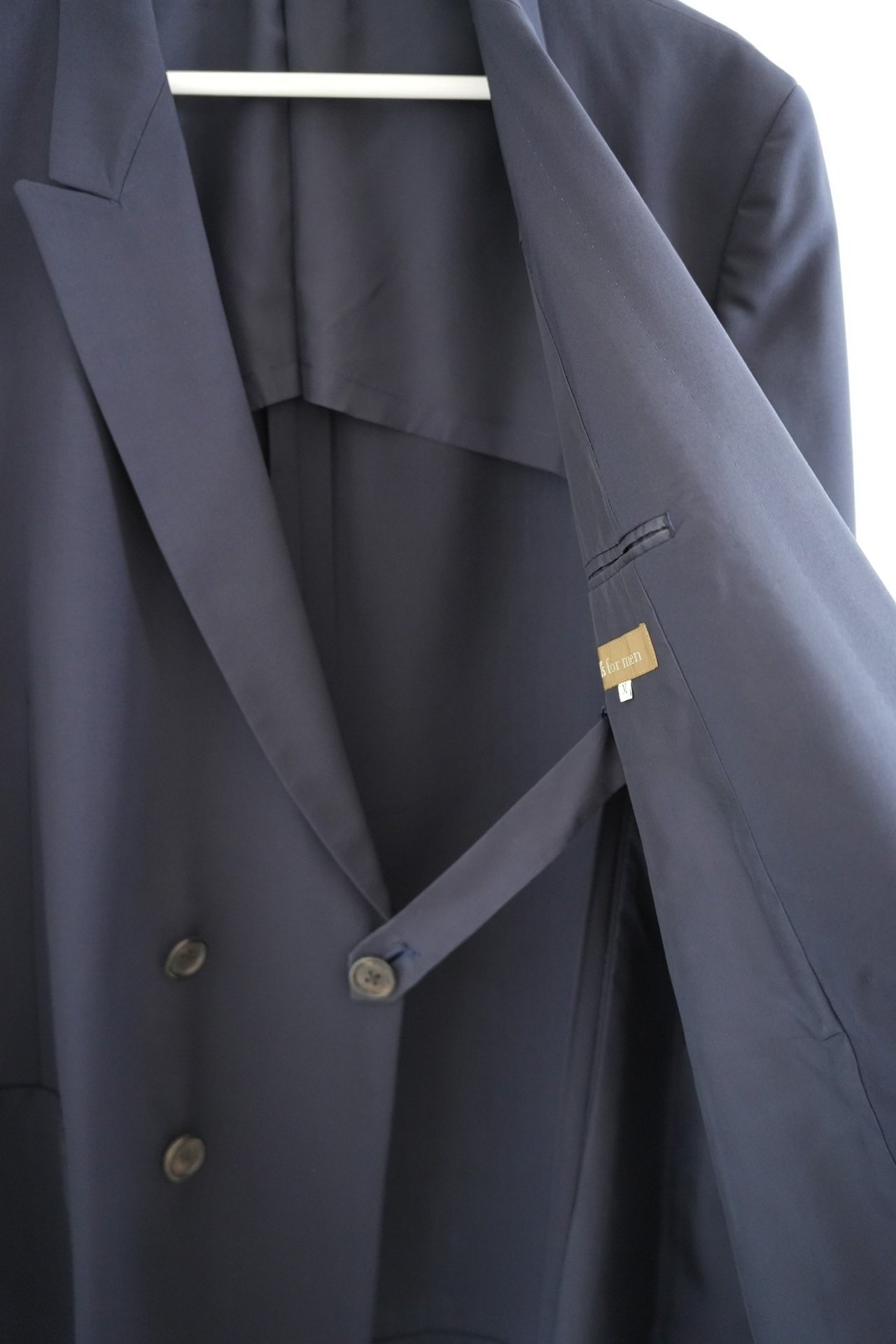 Yohji Yamamoto 90s Double-Breasted Blazer — back