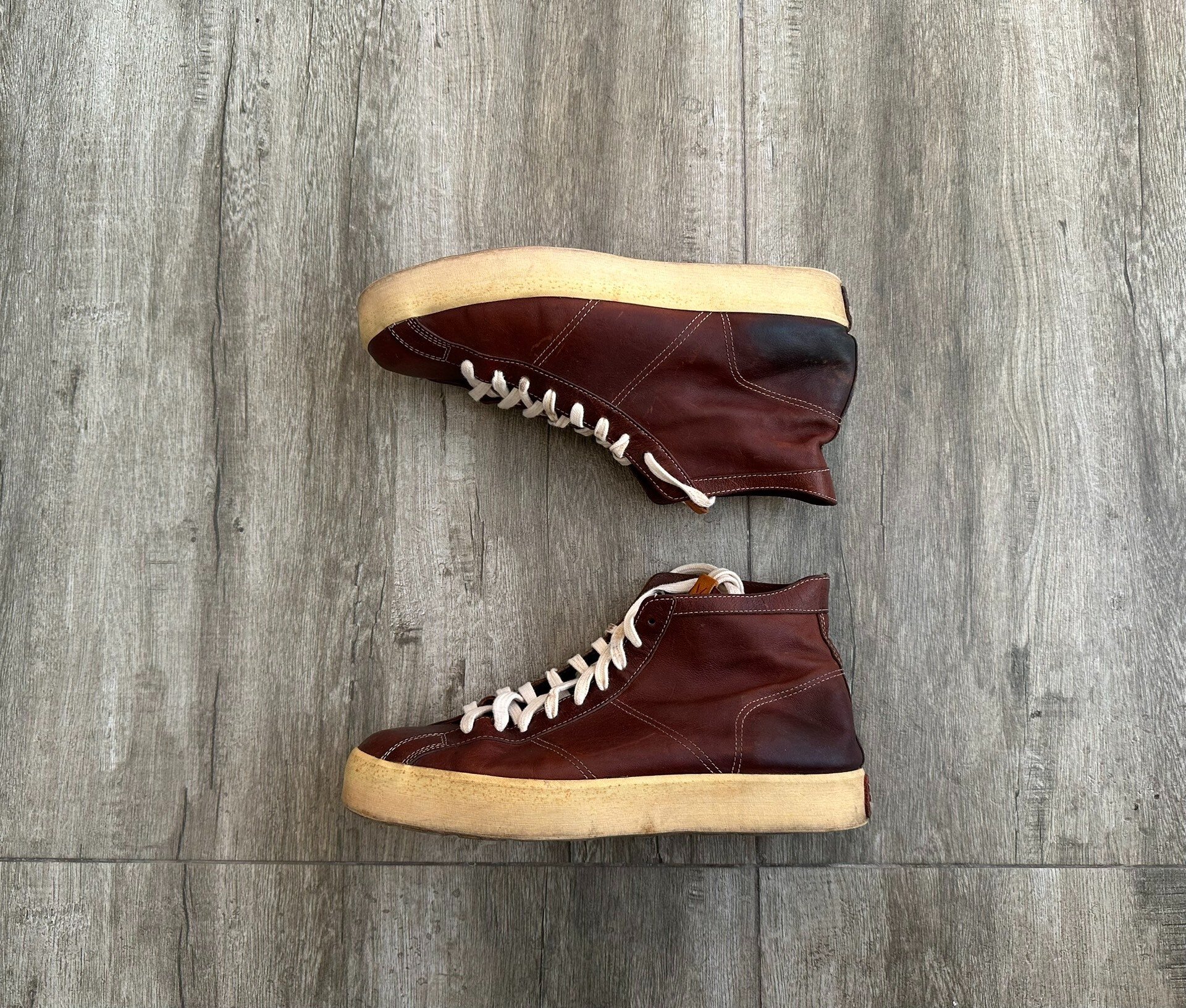 VISVIM FOLEY HI-FOLK Kangaroo Leather — detail