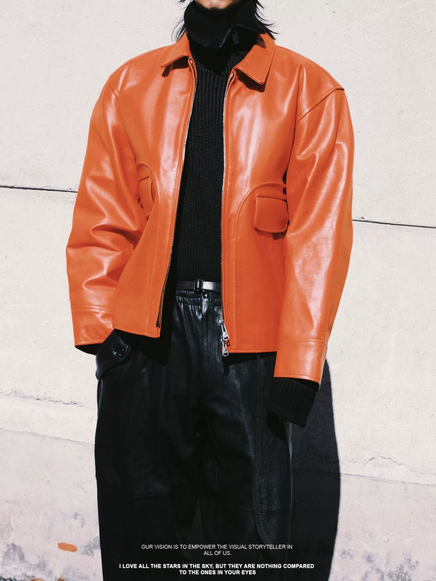 Yohji Yamamoto 6.1 The Man Nappa Blouson — label