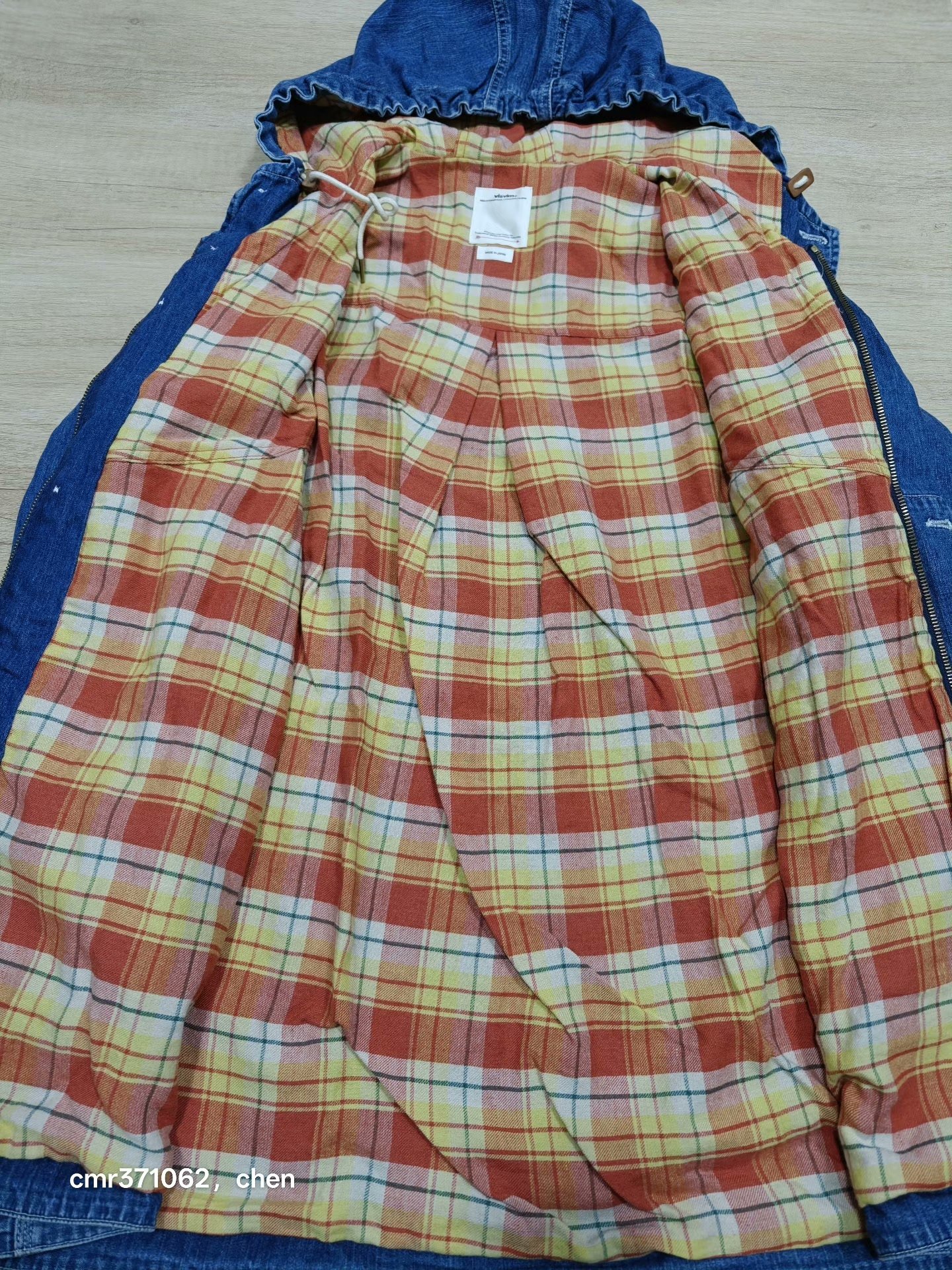 visvim 18AW Glacier Point Parka — label
