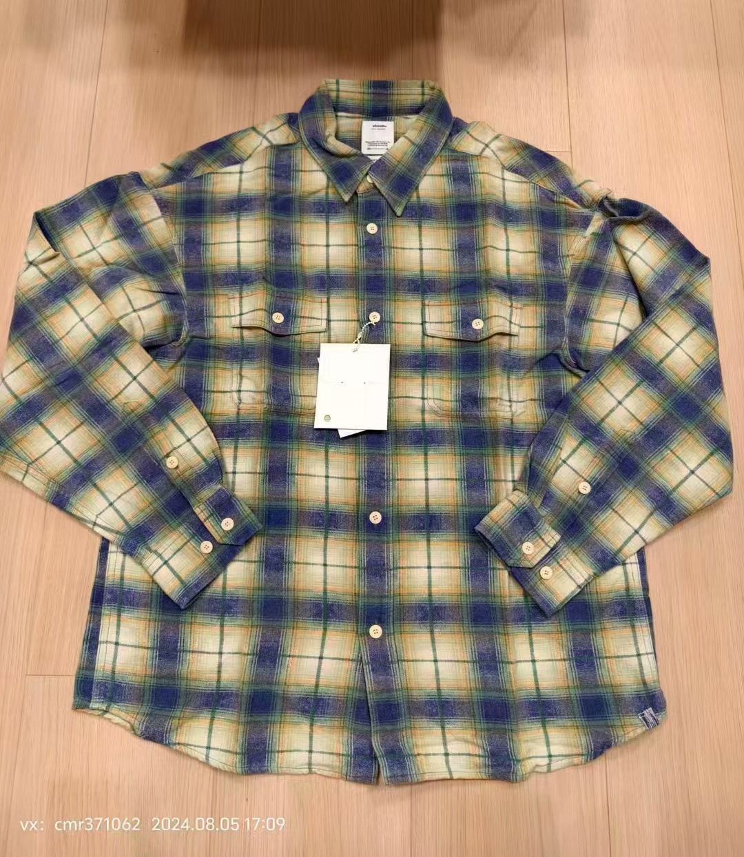 VISVIM 24SS PIONEER KHADI CHECK SHIRT