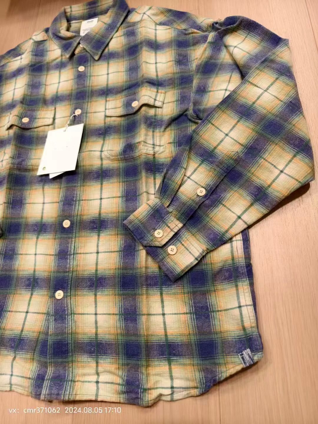 VISVIM 24SS PIONEER KHADI CHECK SHIRT — detail