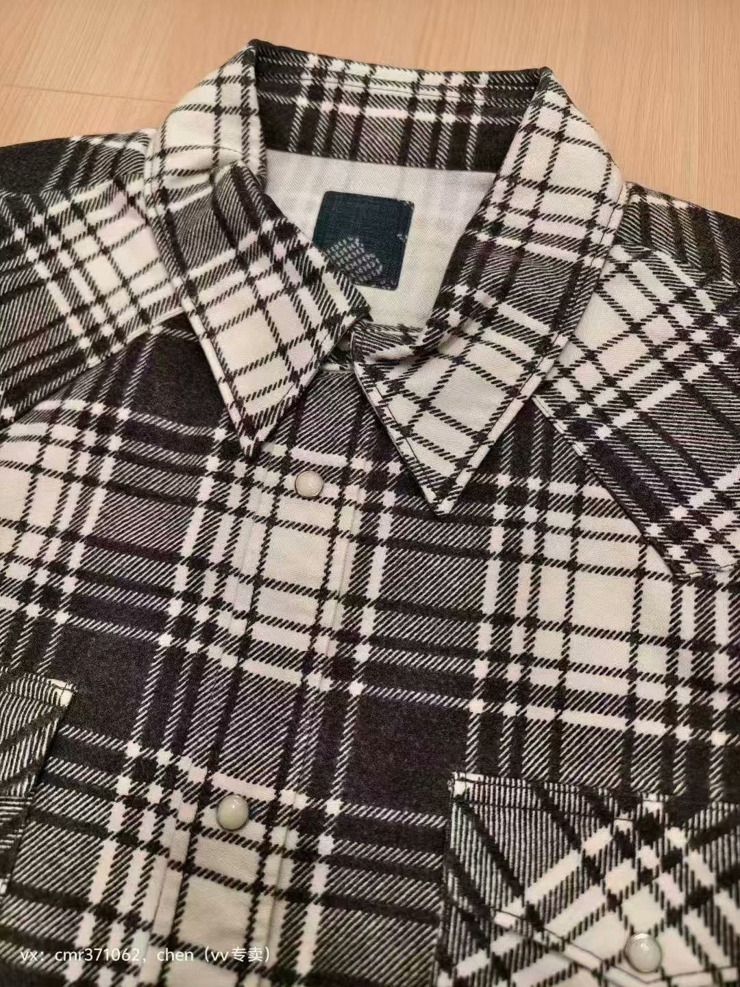 visvim 24 ICT Four Corners Check L/S — front