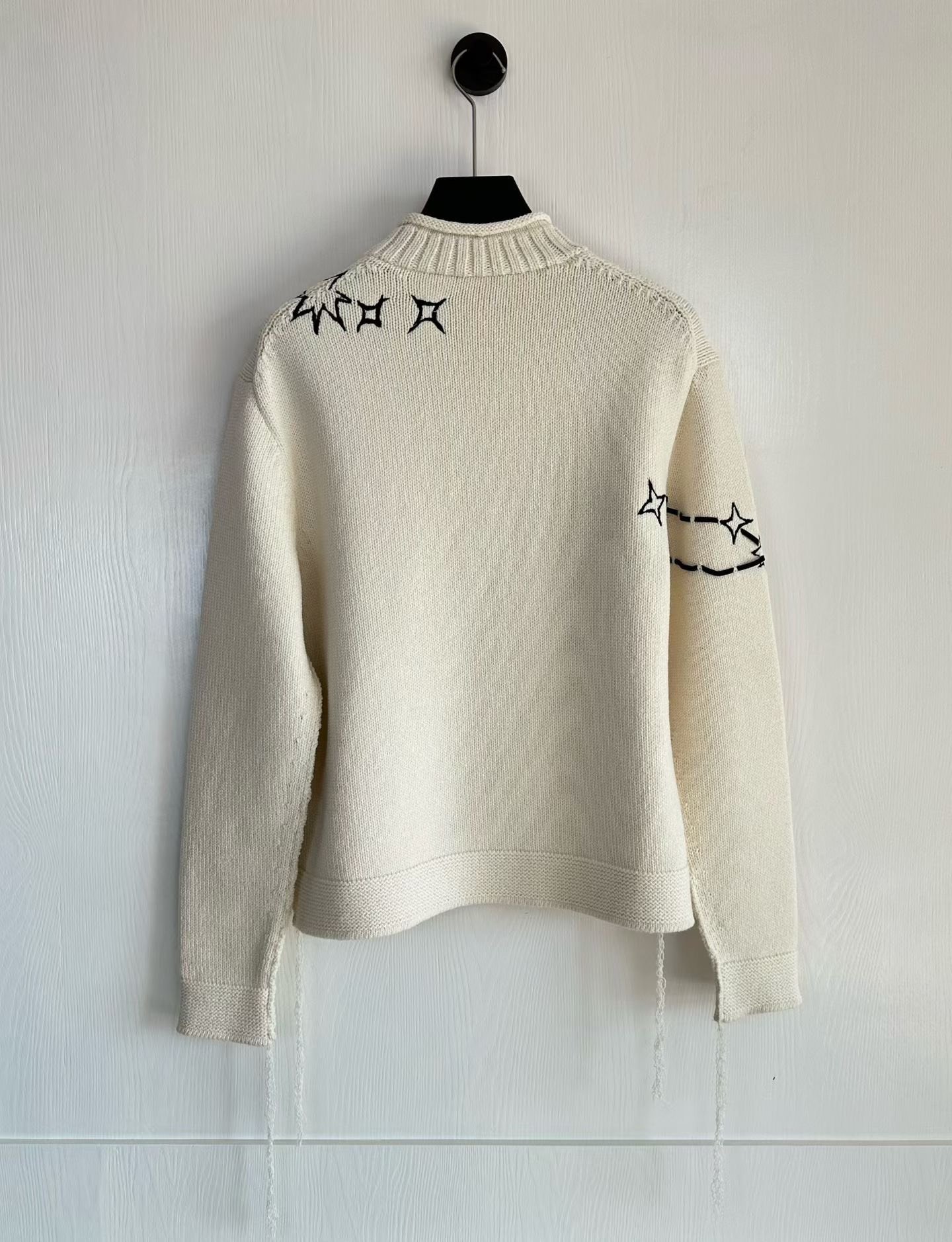 Dior Star Embroidery Knit Sweater — front