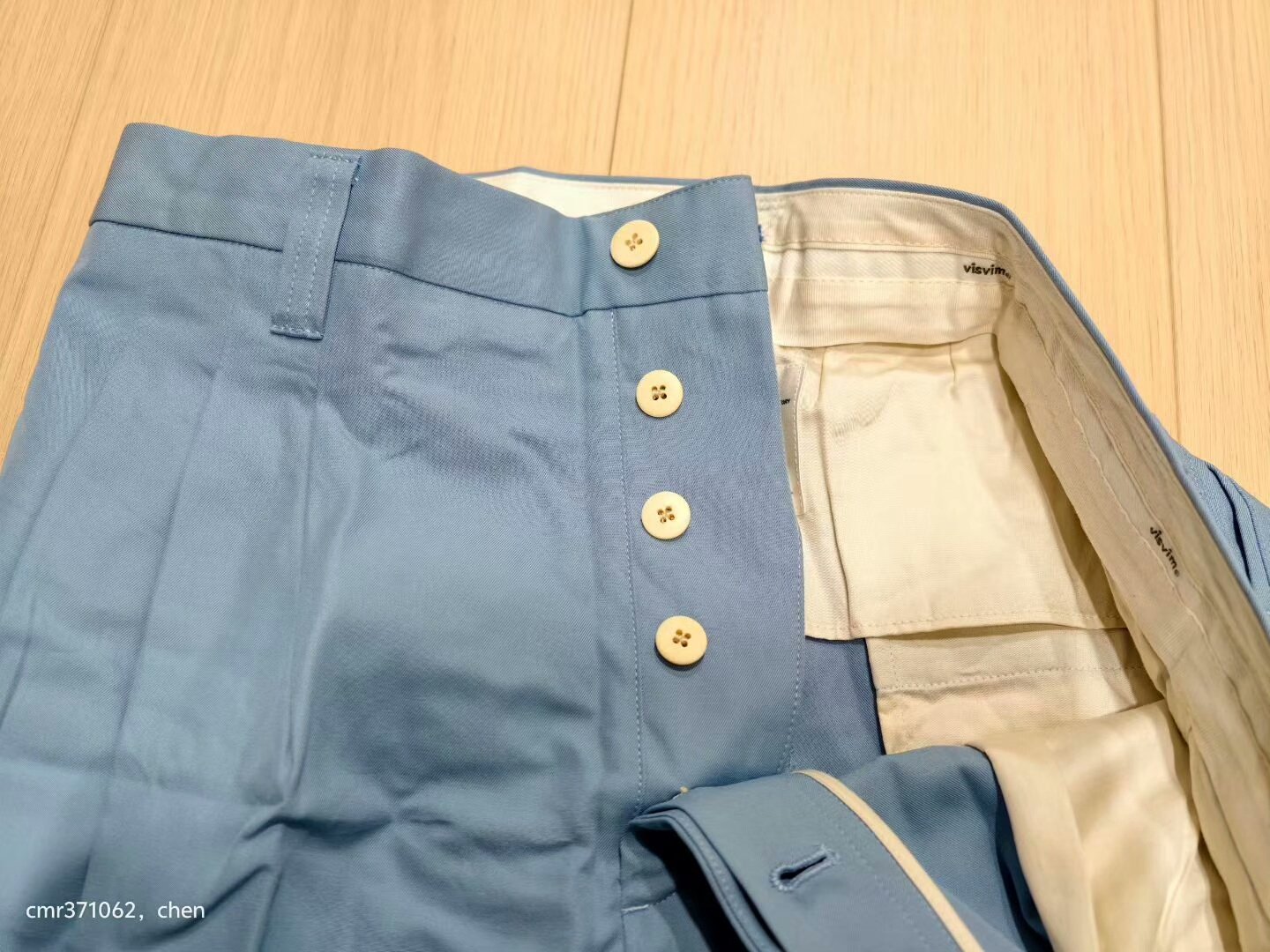 VISVIM 24SS MCCLOUD SLACKS — back