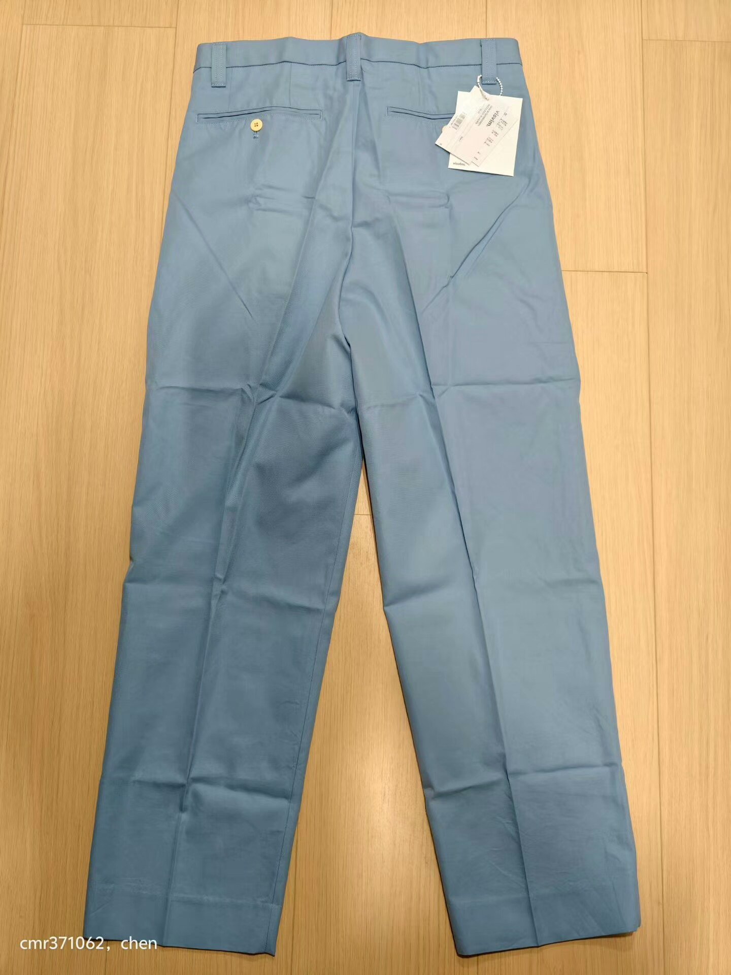 VISVIM 24SS MCCLOUD SLACKS — label