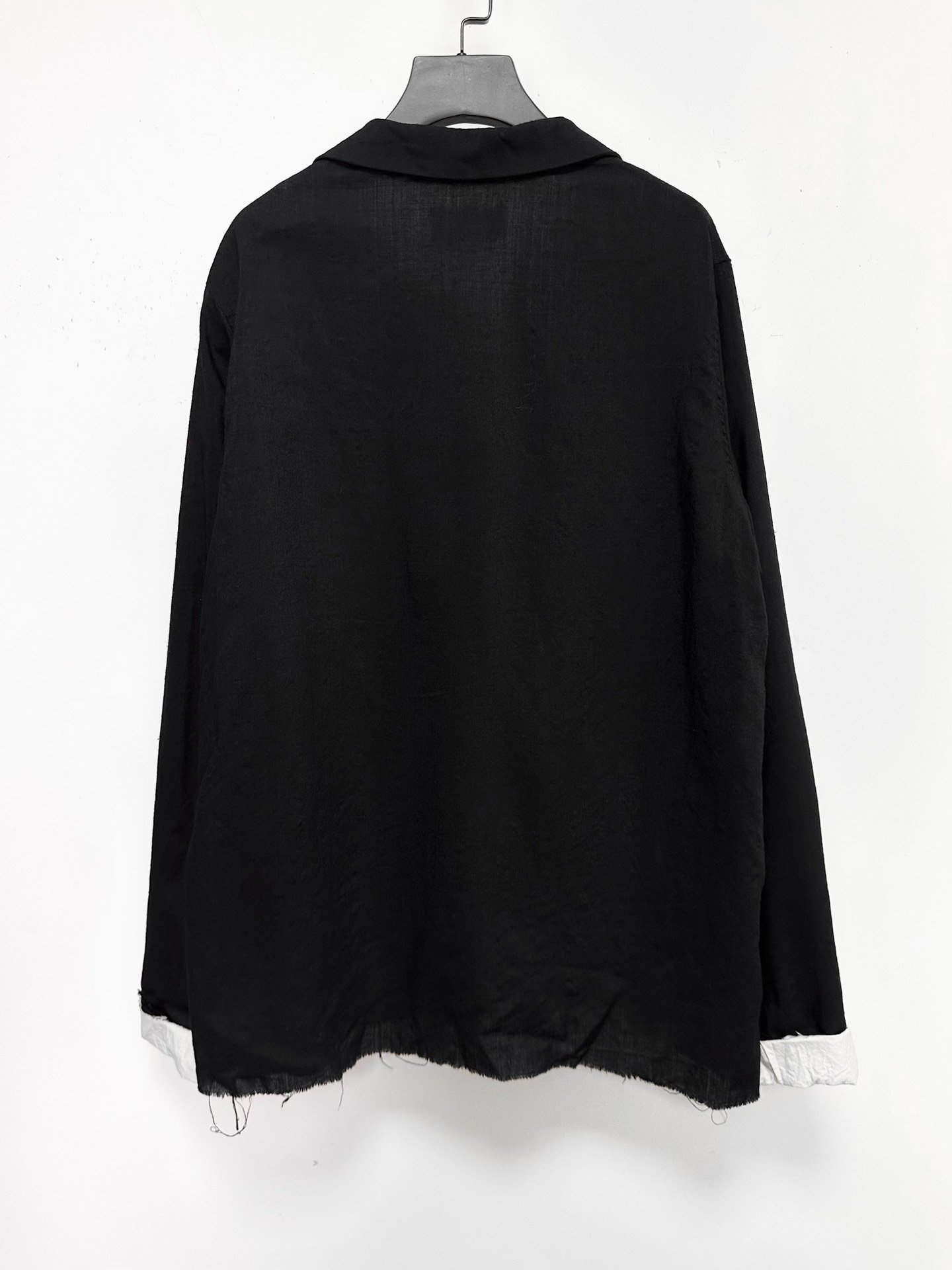 Elena Dawson Four-Button Ripped Jacket — front