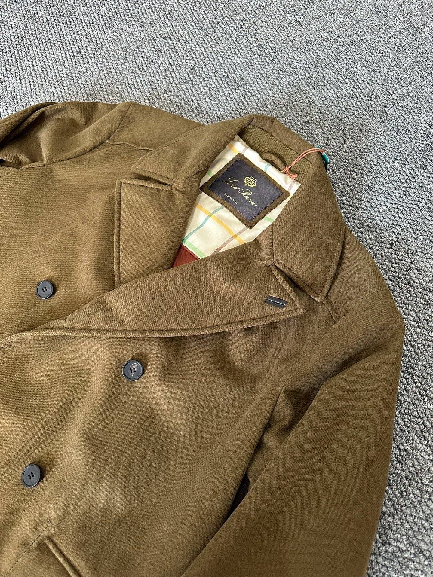 Loro Piana Trench Coat Jacket XL — front