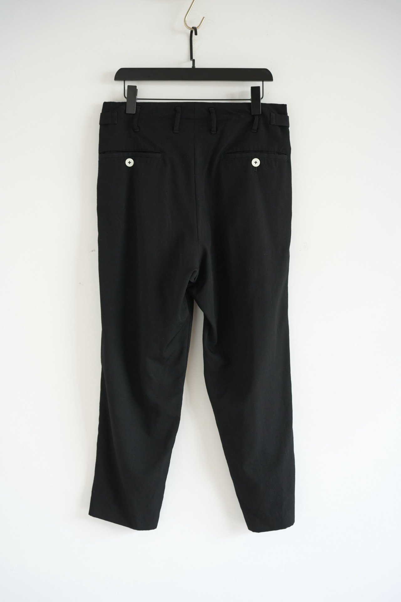 Yohji Yamamoto 19AW White Button Trousers — front
