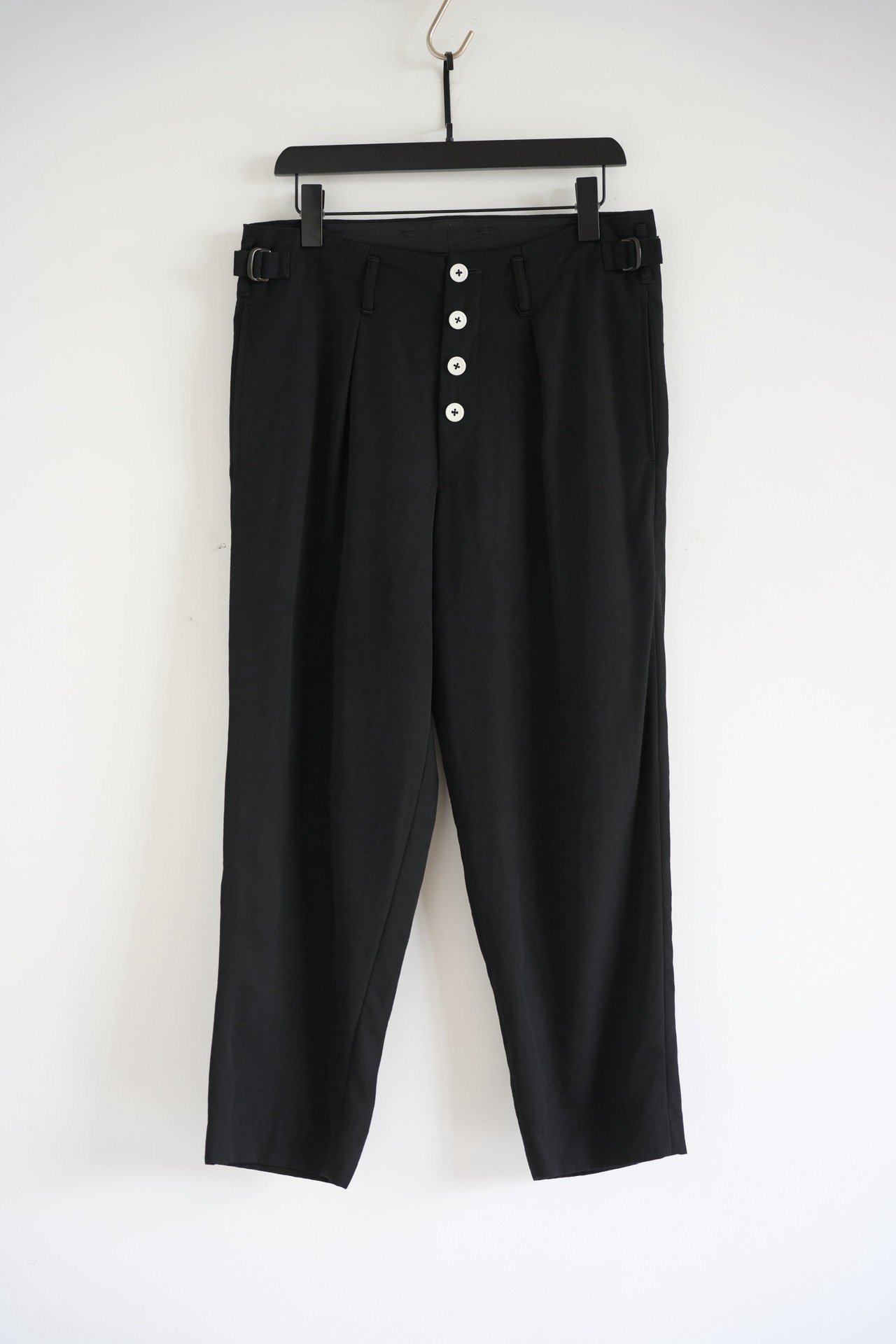 Yohji Yamamoto 19AW White Button Trousers