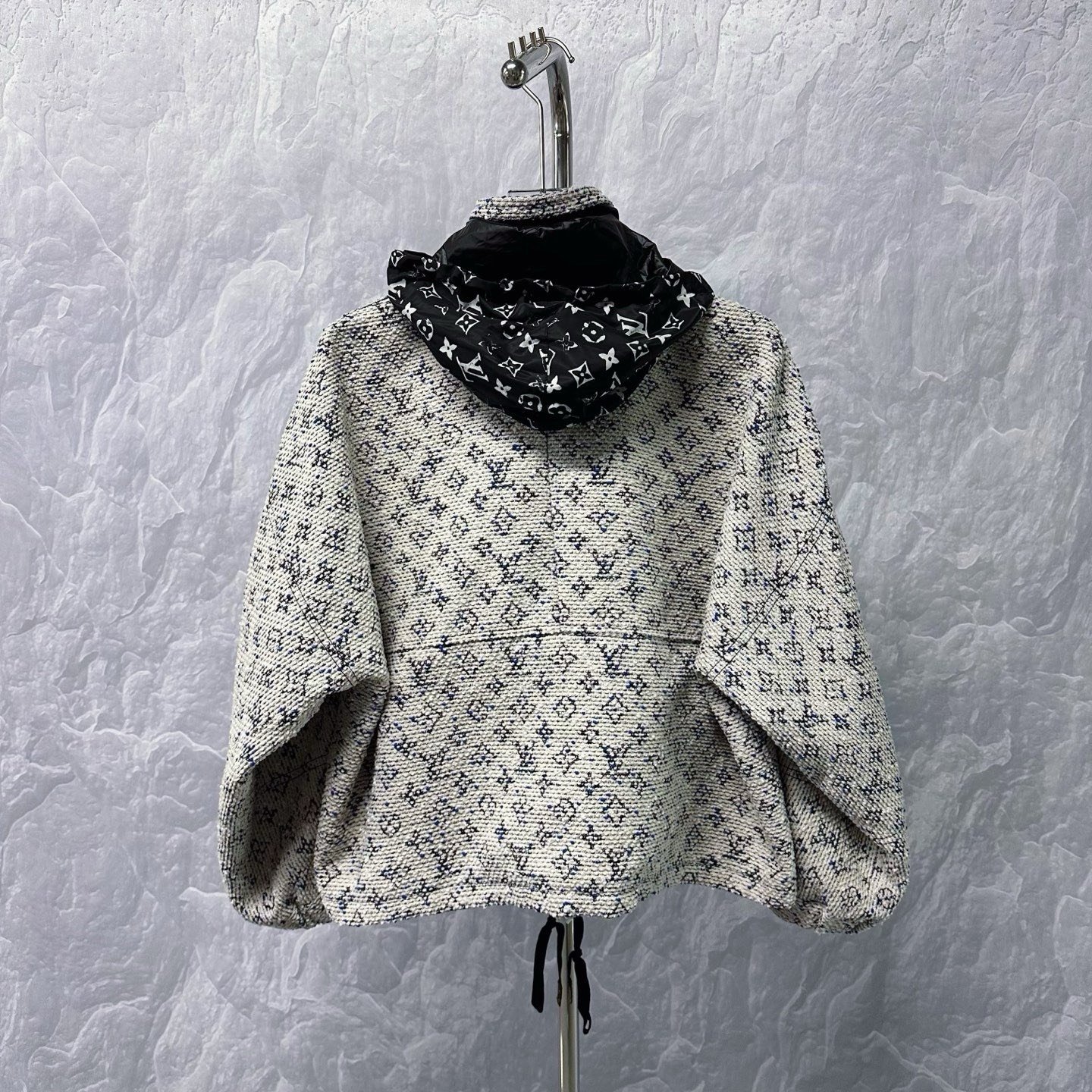 Louis Vuitton Monogram Zip Hooded Jacket — label