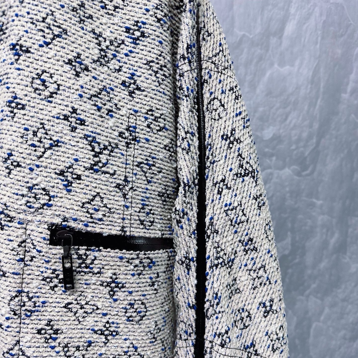 Louis Vuitton Monogram Zip Hooded Jacket — back