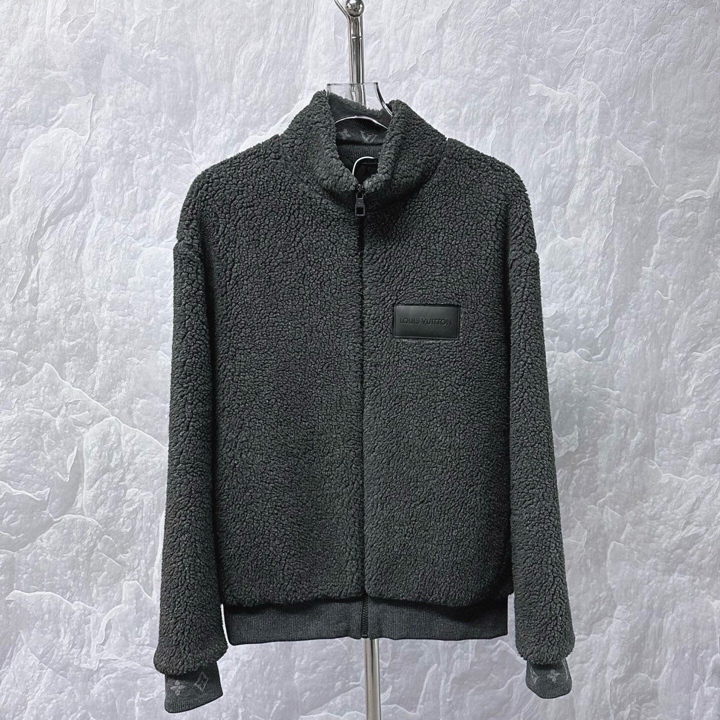 Louis Vuitton SS24 Stand Collar Teddy Zip Jacket