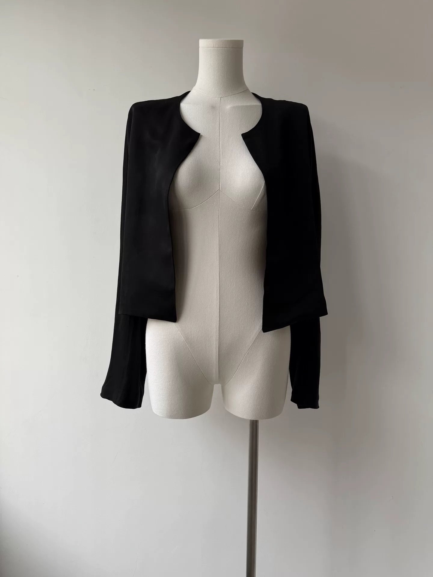 Yohji Yamamoto Y's 02SS Silk Cardigan — detail
