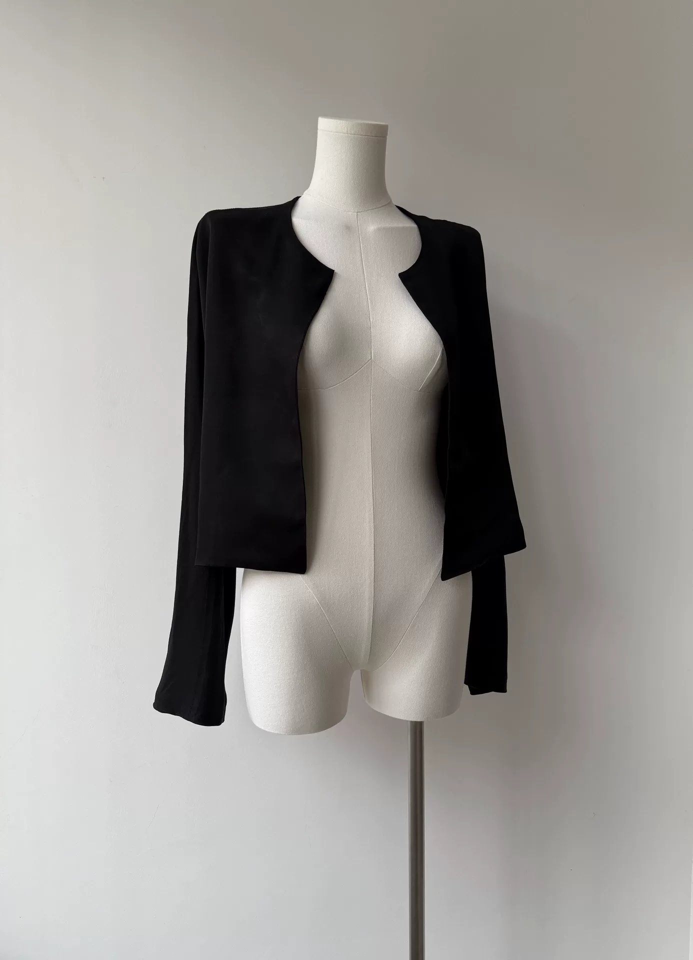 Yohji Yamamoto Y's 02SS Silk Cardigan — front