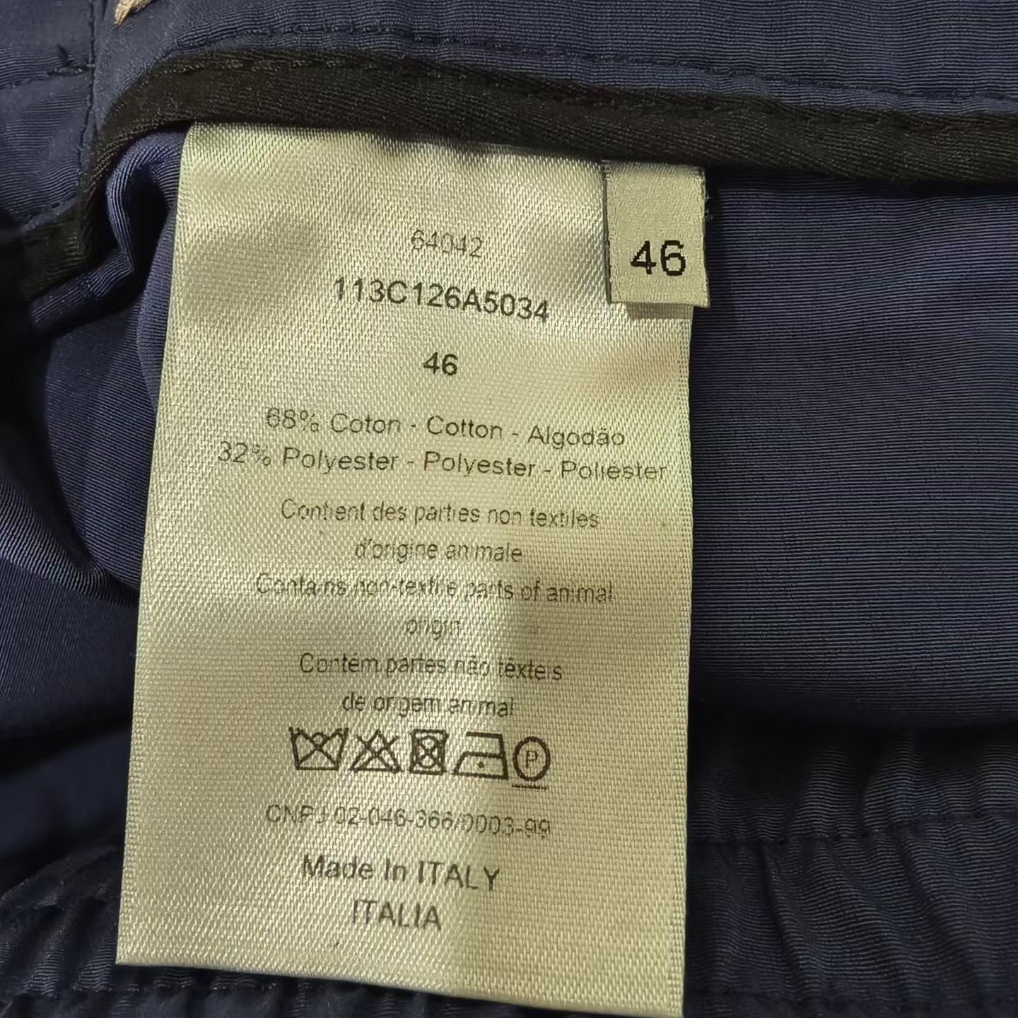 Dior Logo Belt Casual Pants — back