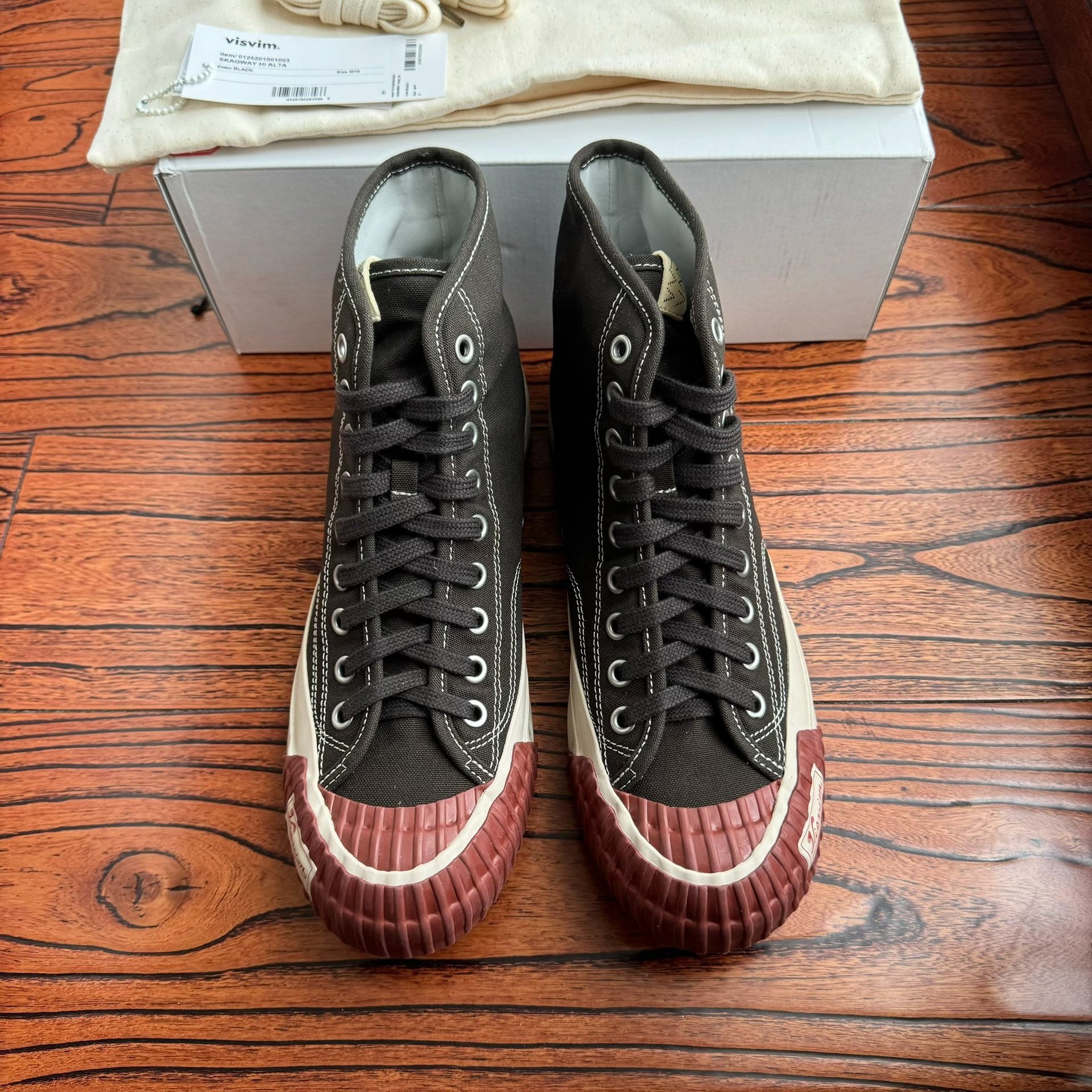 Visvim 25AW Skagway HI Alta Canvas Shoes — front