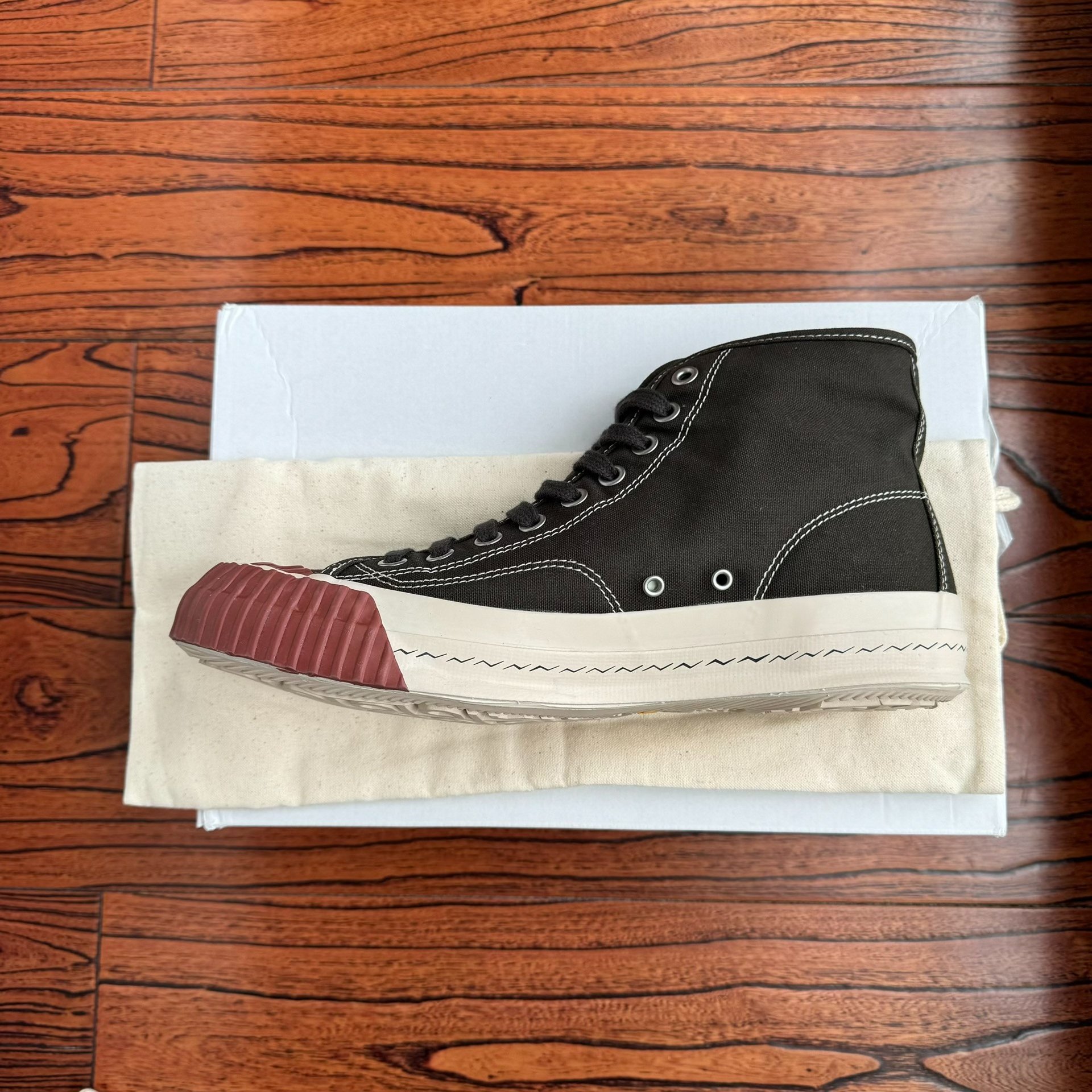Visvim 25AW Skagway HI Alta Canvas Shoes — back